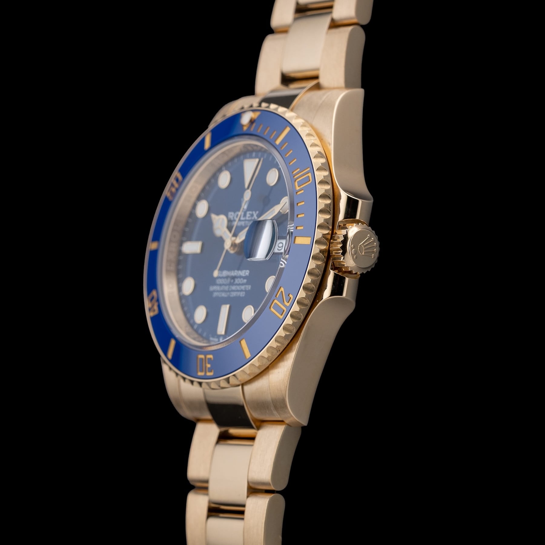 Rolex Submariner Date 18K Yellow Gold Blue Dial 126618LB