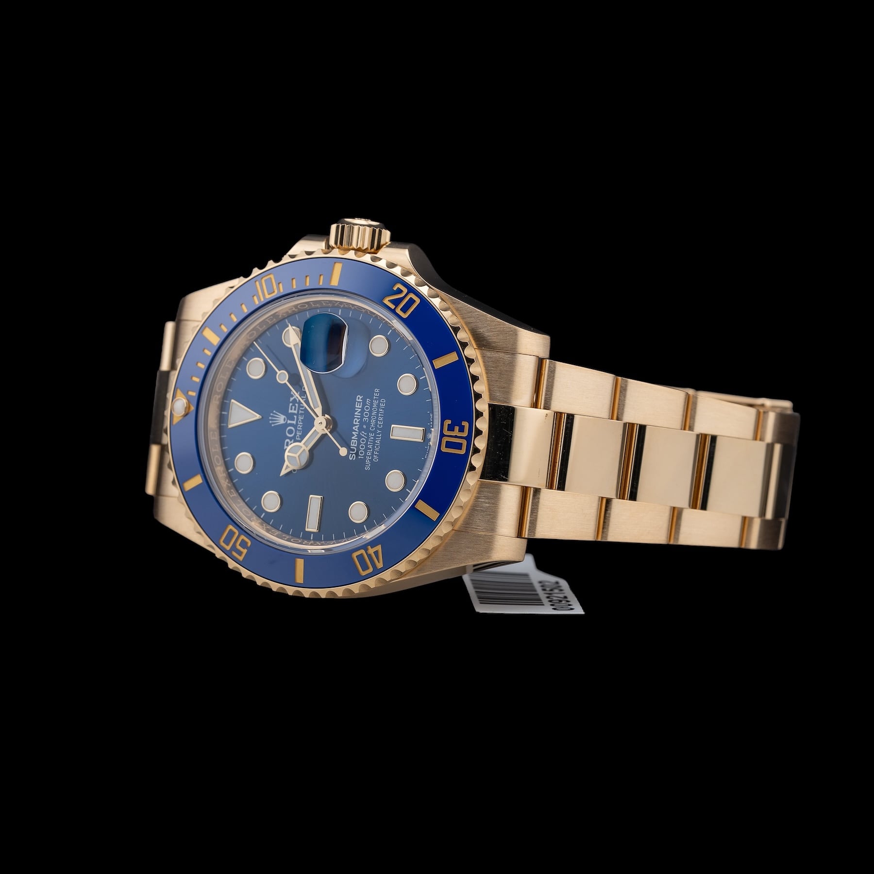 Rolex Submariner Date 18K Yellow Gold Blue Dial 126618LB