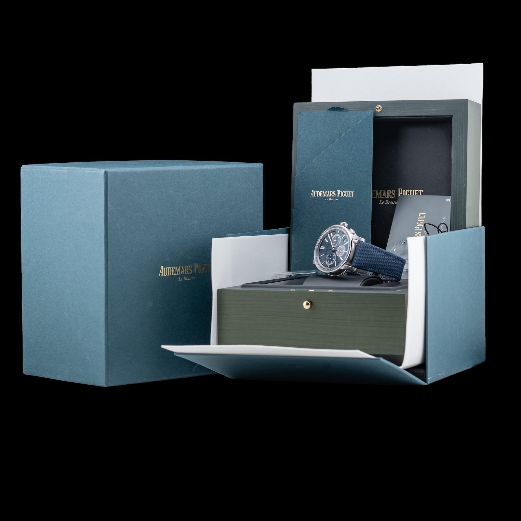 Audemars Piguet Code 11.59 Blue Dial Chronograph 26393ST.OO.A348KB.01 - Exquisite Timepieces