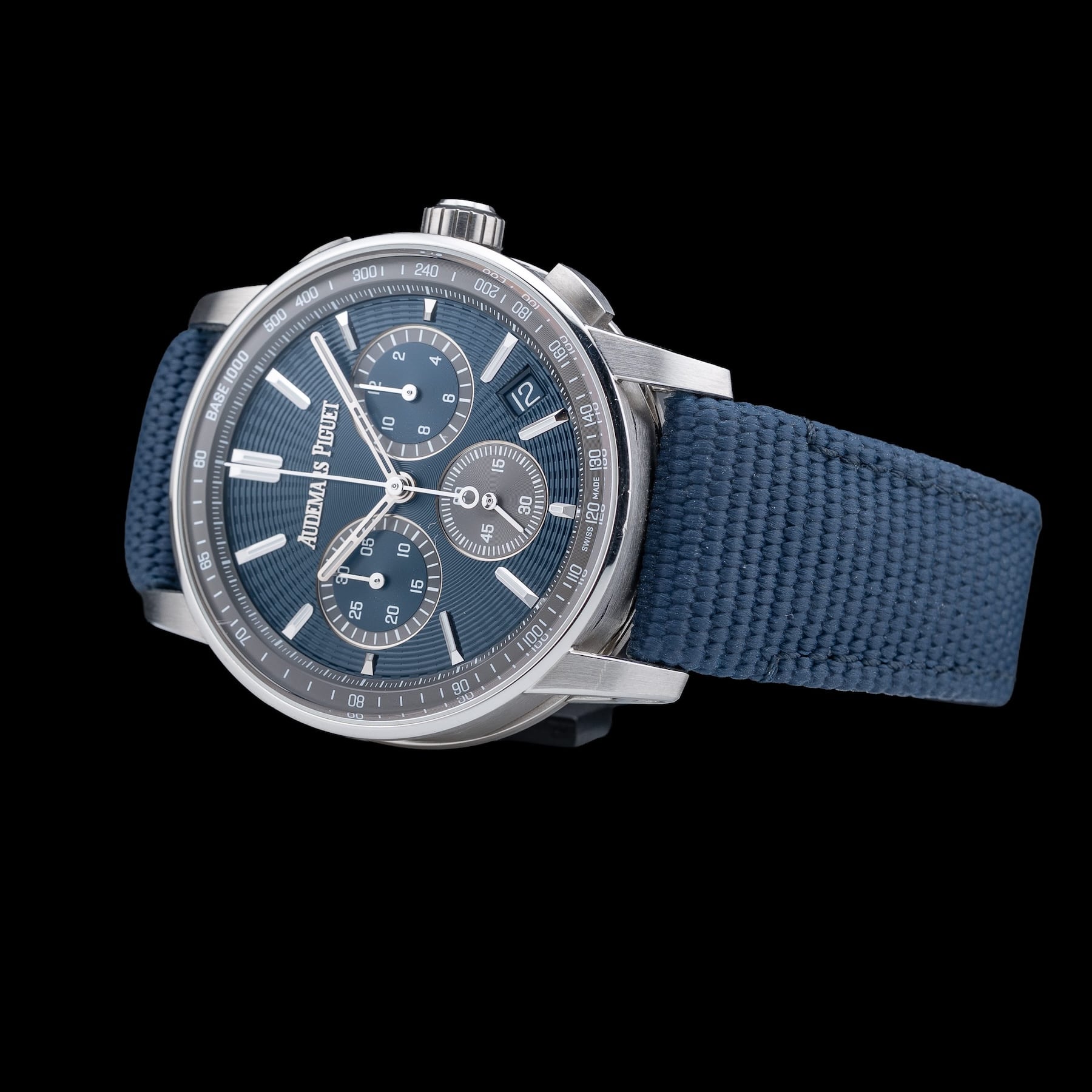 Audemars Piguet Code 11.59 Blue Dial Chronograph 26393ST.OO.A348KB.01 - Exquisite Timepieces