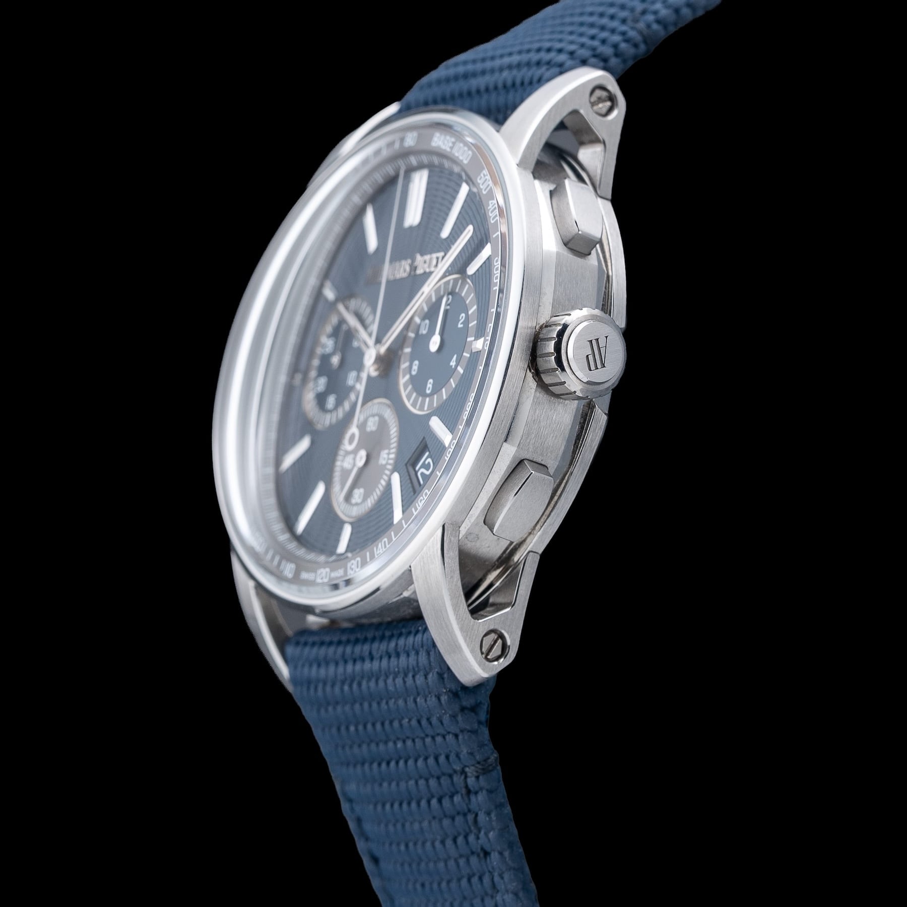 Audemars Piguet Code 11.59 Blue Dial Chronograph 26393ST.OO.A348KB.01 - Exquisite Timepieces