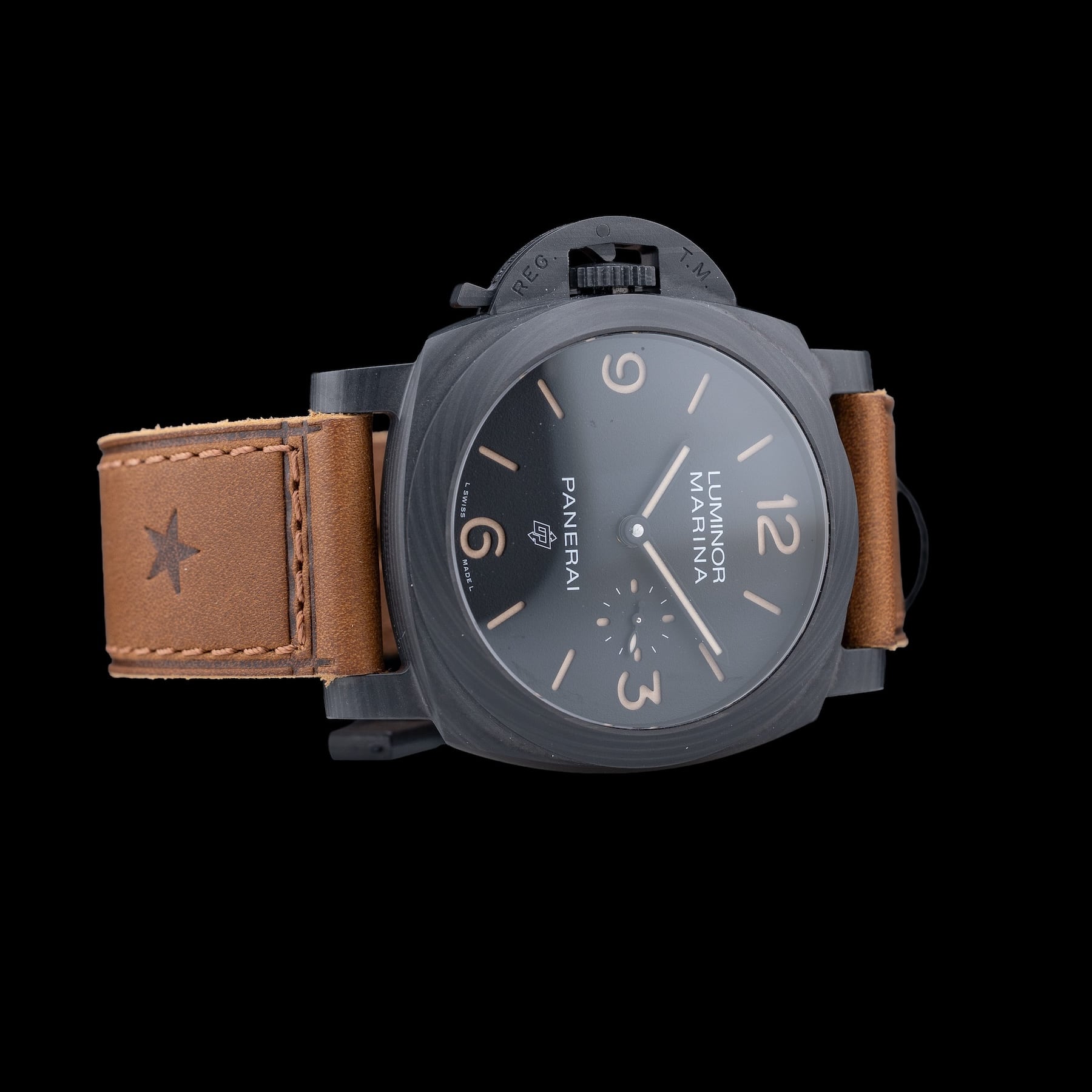 Panerai Revolution 20th Anniversary Luminor Marina Destro Carbotech PAM01708