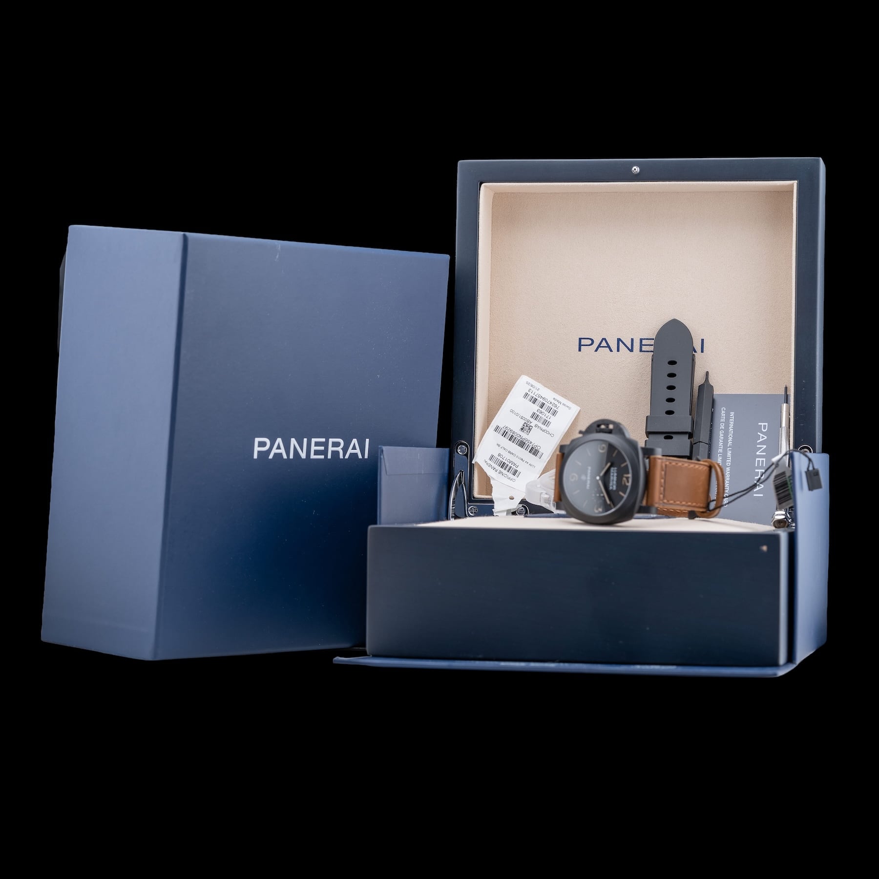 Panerai Revolution 20th Anniversary Luminor Marina Destro Carbotech PAM01708