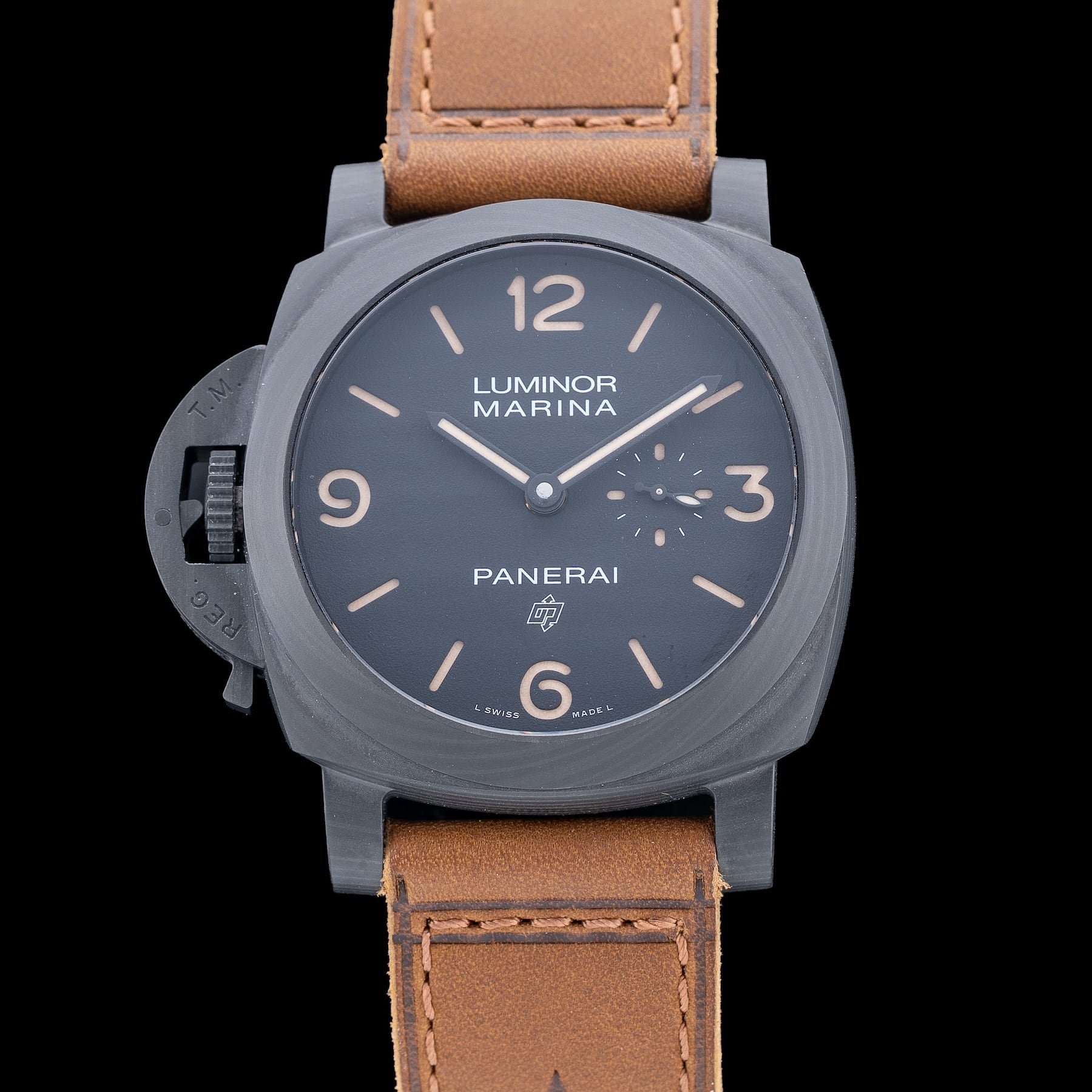 Panerai Revolution 20th Anniversary Luminor Marina Destro Carbotech PAM01708