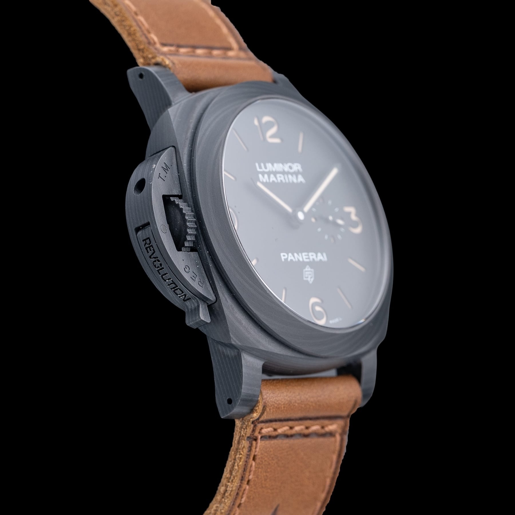 Panerai Revolution 20th Anniversary Luminor Marina Destro Carbotech PAM01708