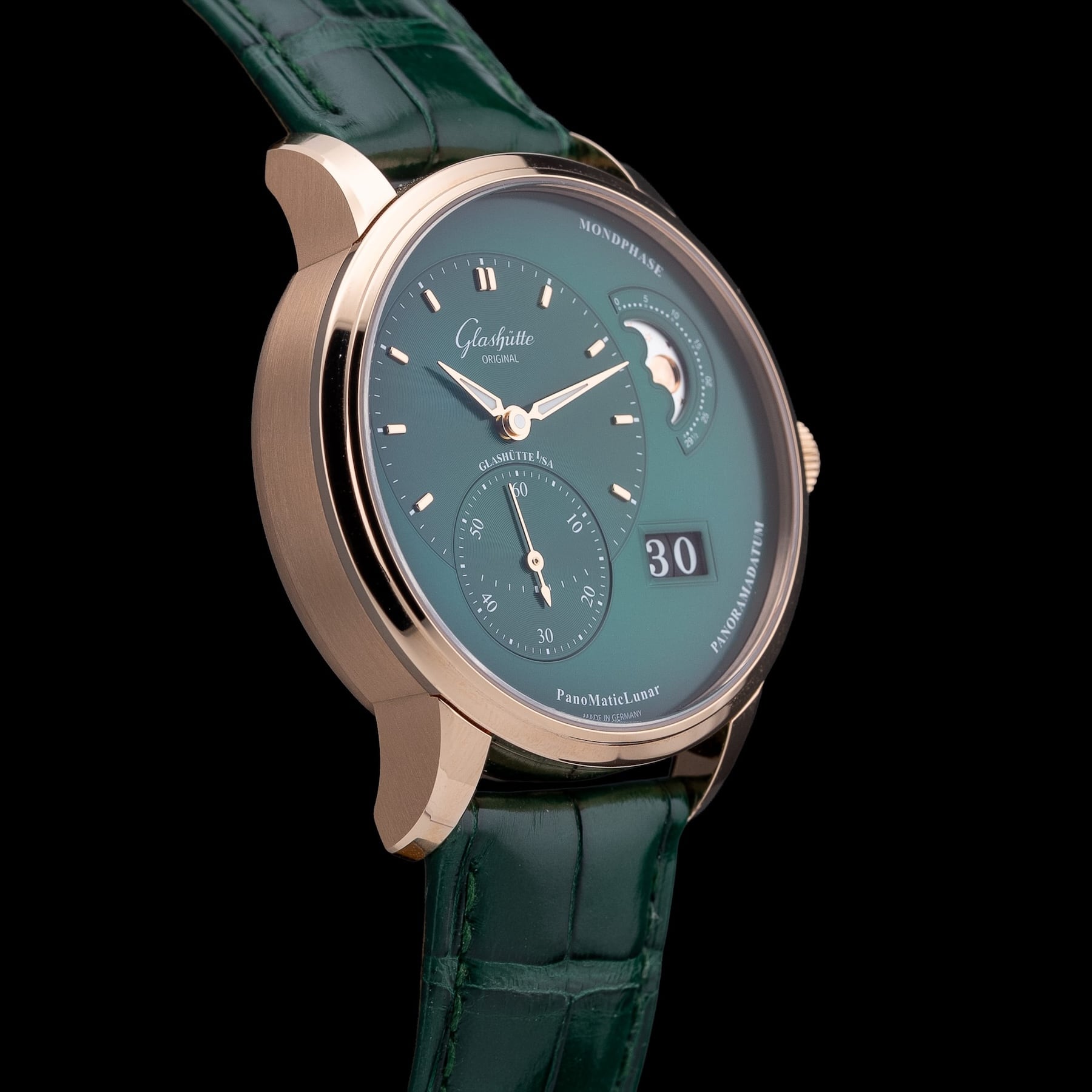 Glashütte Original Panomaticlunar Lush Forest Green Dial 1-90-02-23-35-61