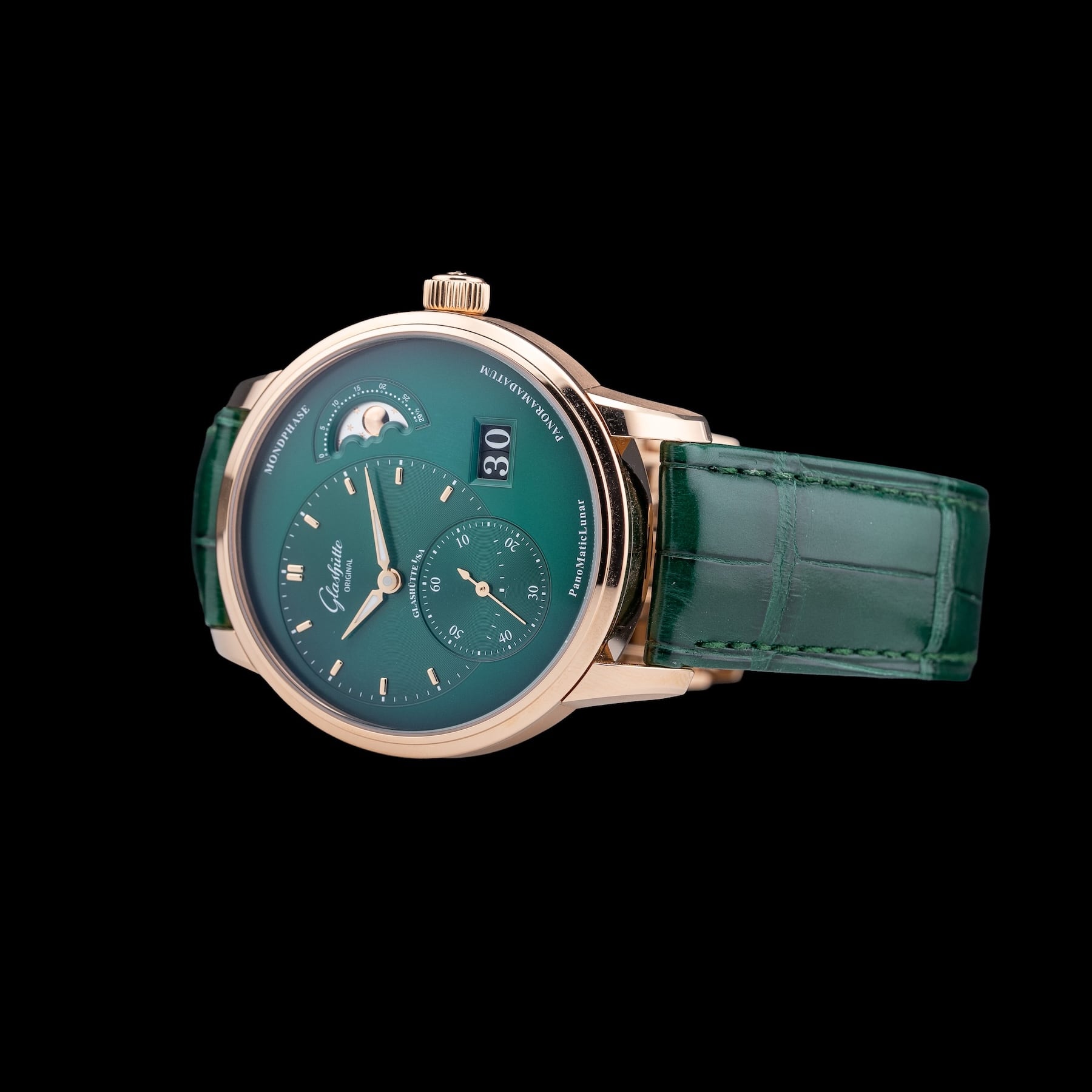 Glashütte Original Panomaticlunar Lush Forest Green Dial 1-90-02-23-35-61