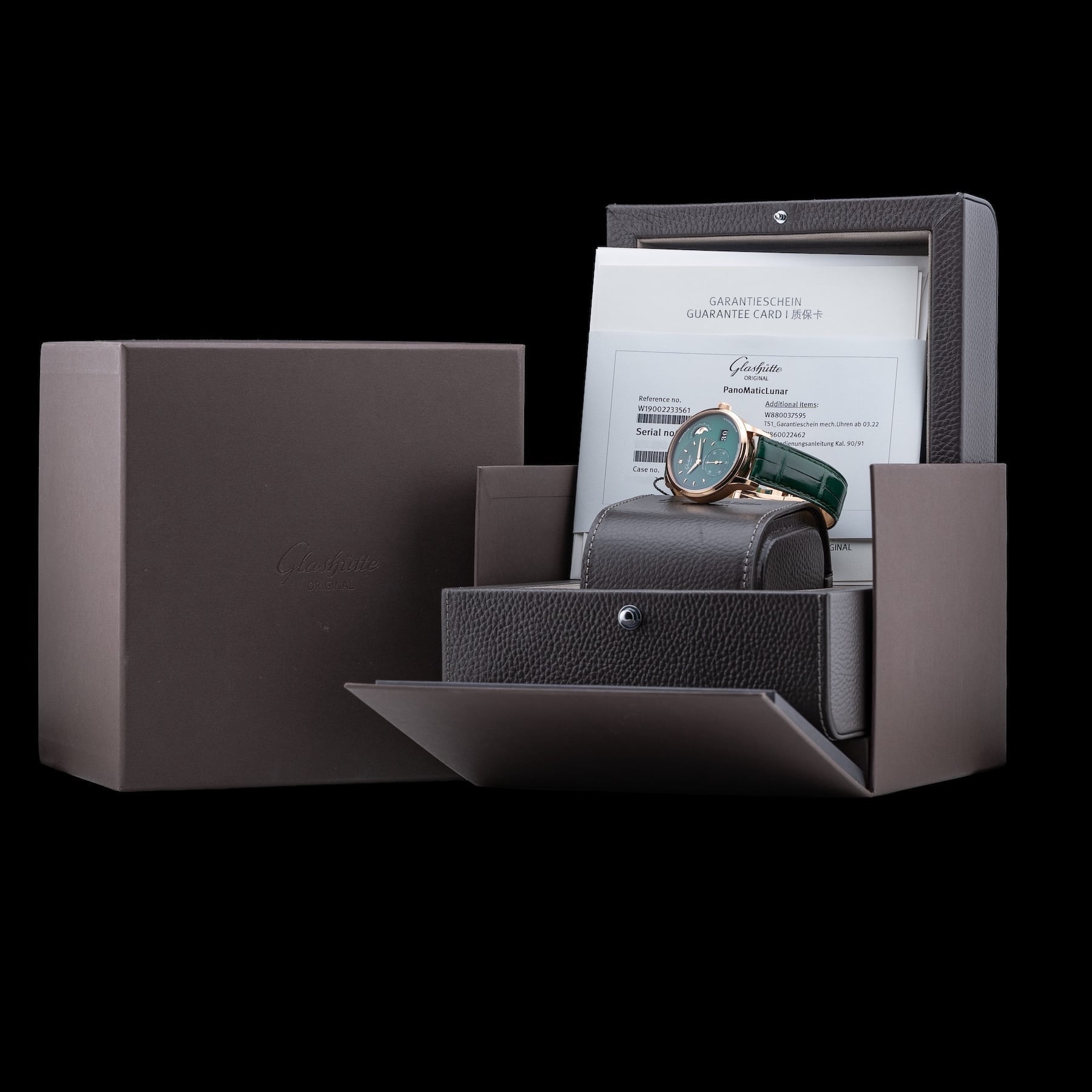 Glashütte Original Panomaticlunar Lush Forest Green Dial 1-90-02-23-35-61