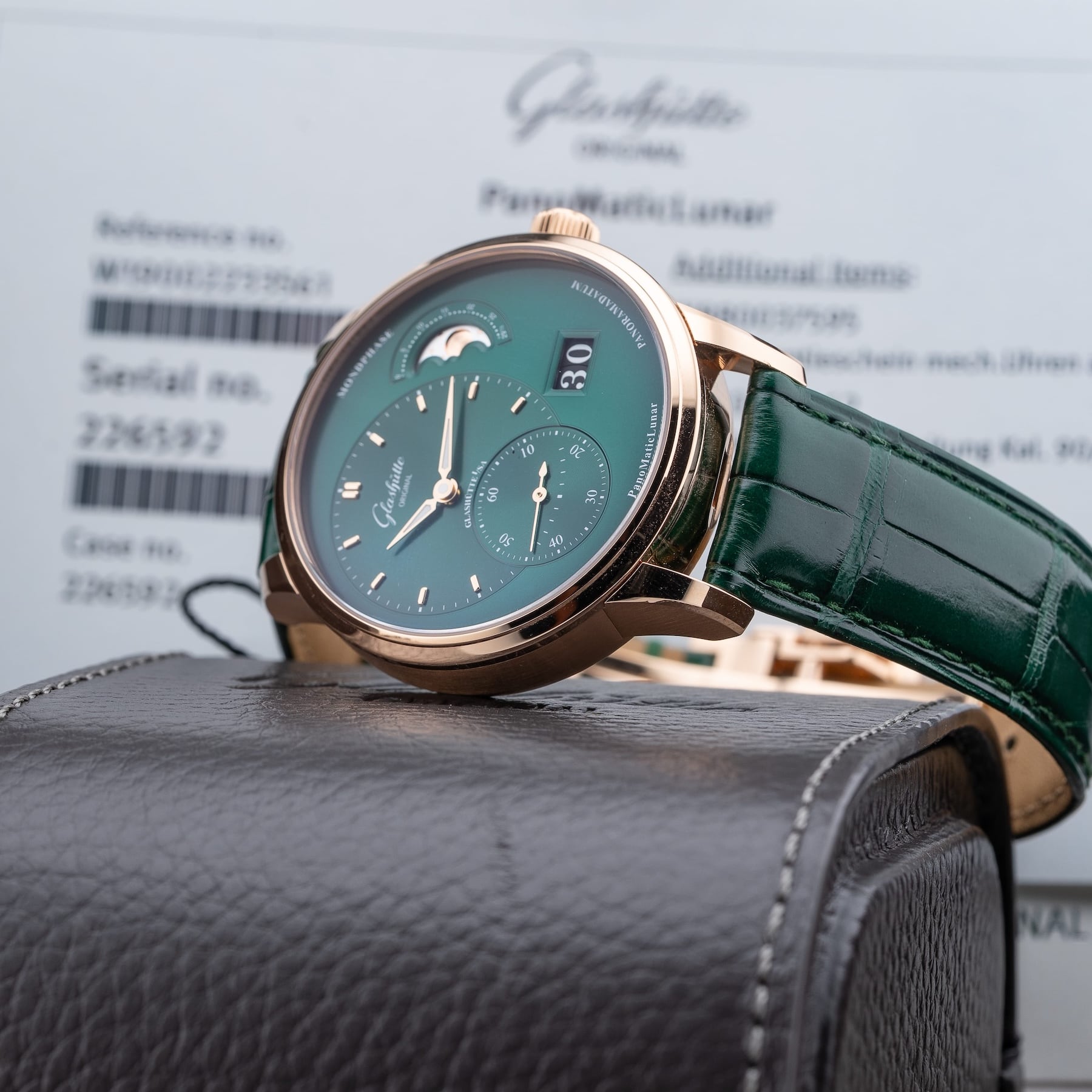Glashütte Original Panomaticlunar Lush Forest Green Dial 1-90-02-23-35-61
