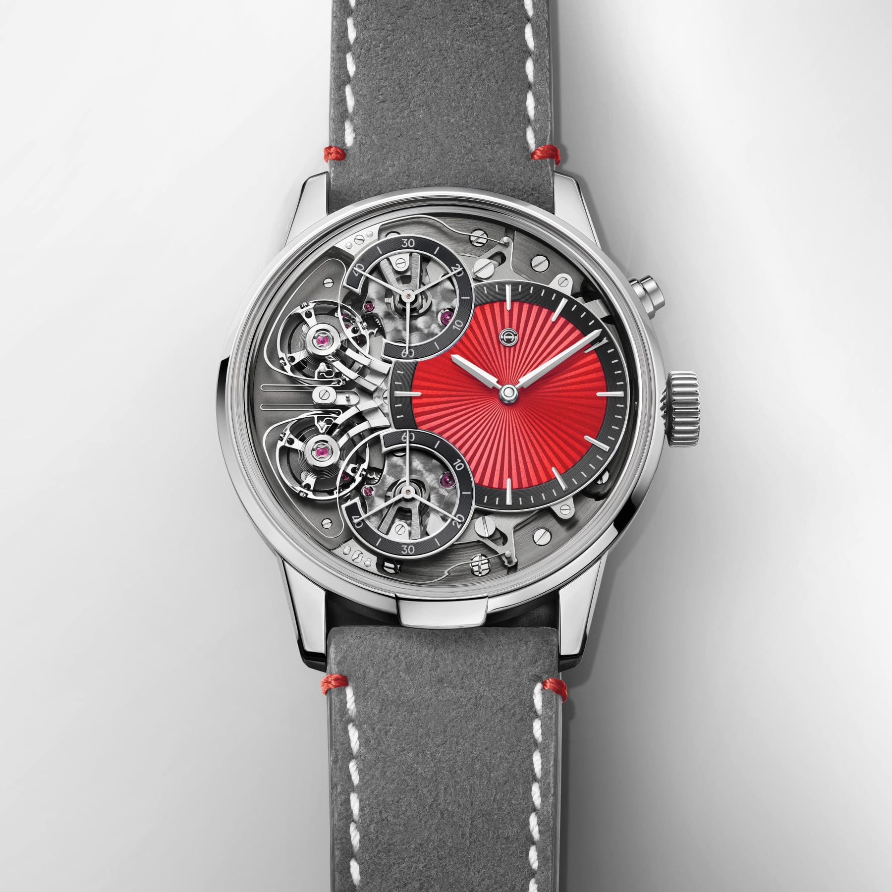 Armin Strom Mirrored Force Resonance Guilloché Red Edition