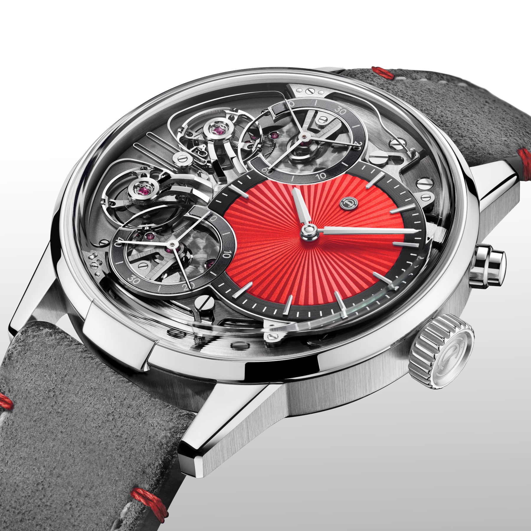 Armin Strom Mirrored Force Resonance Guilloché Red Edition