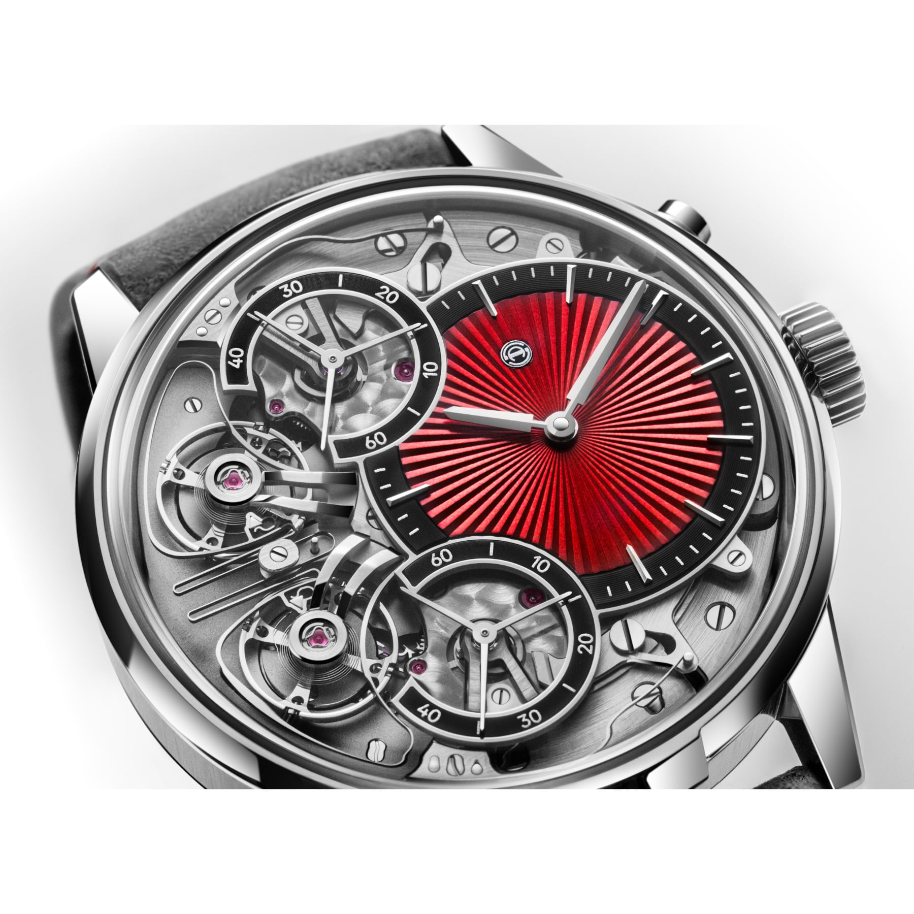 Armin Strom Mirrored Force Resonance Guilloché Red Edition