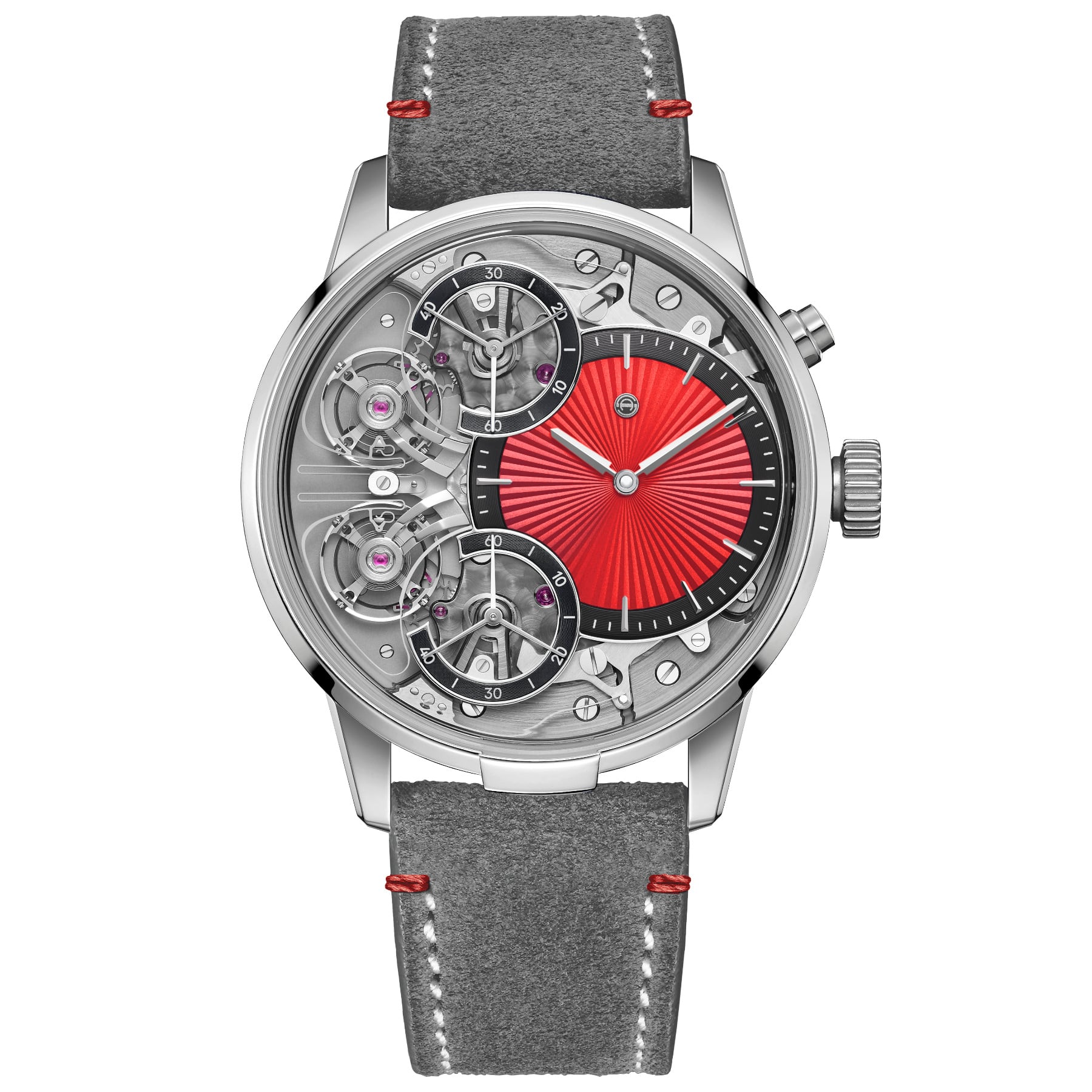 Armin Strom Mirrored Force Resonance Guilloché Red Edition