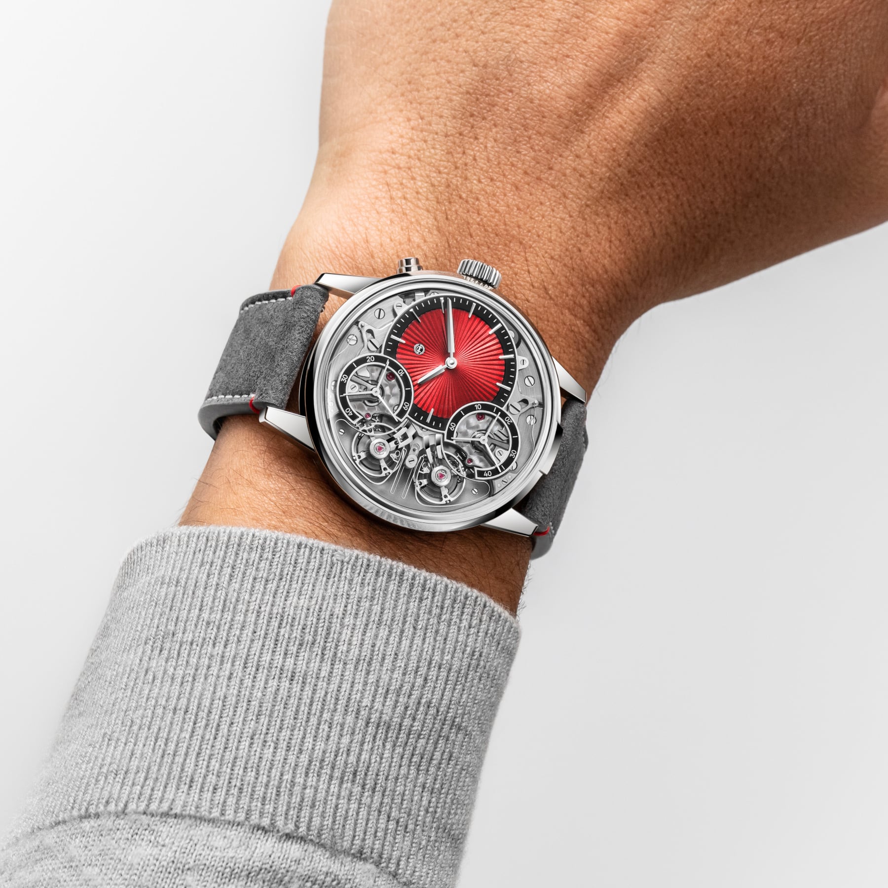 Armin Strom Mirrored Force Resonance Guilloché Red Edition