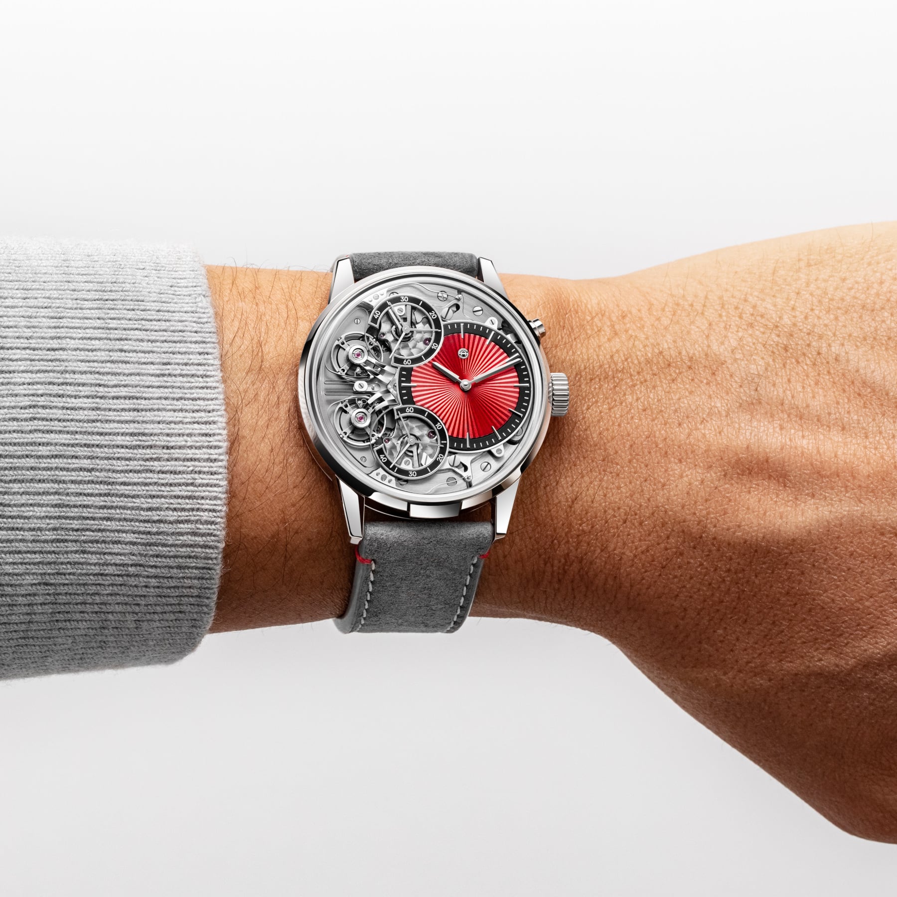 Armin Strom Mirrored Force Resonance Guilloché Red Edition