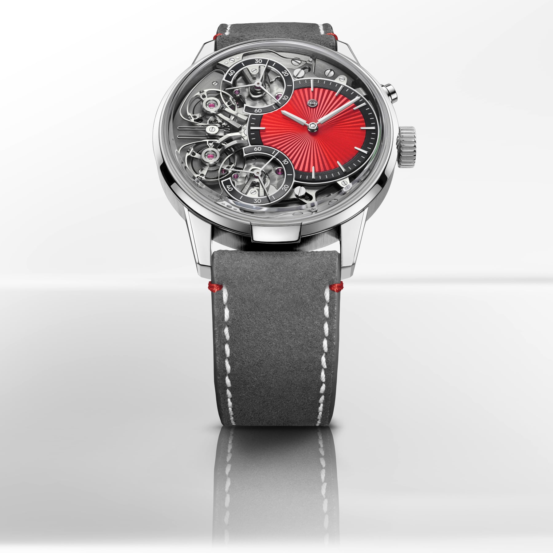 Armin Strom Mirrored Force Resonance Guilloché Red Edition