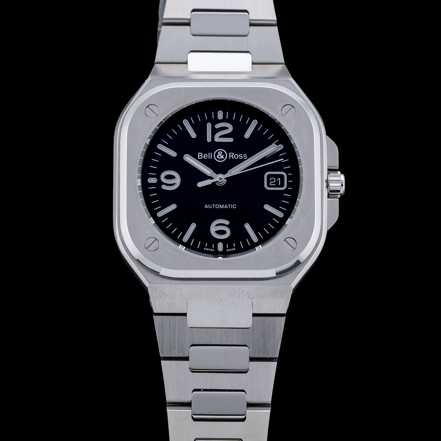 Bell & Ross BR 05 Black on Bracelet BR05A-BL-ST/SST