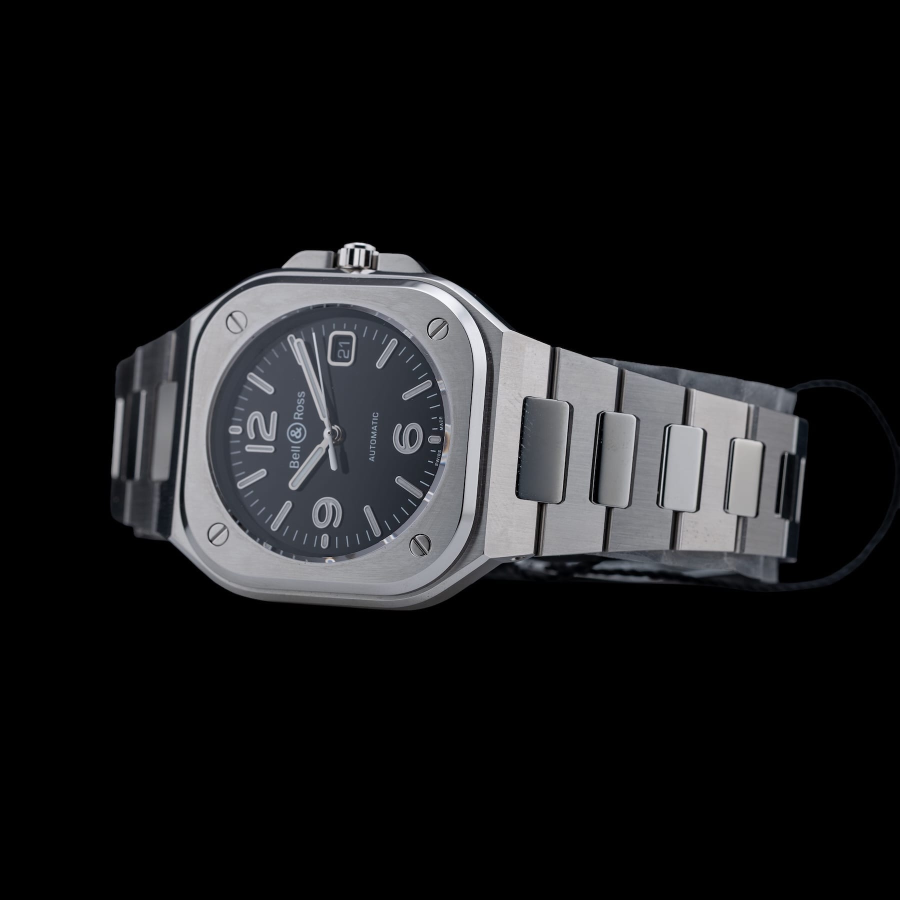 Bell & Ross BR 05 Black on Bracelet BR05A-BL-ST/SST