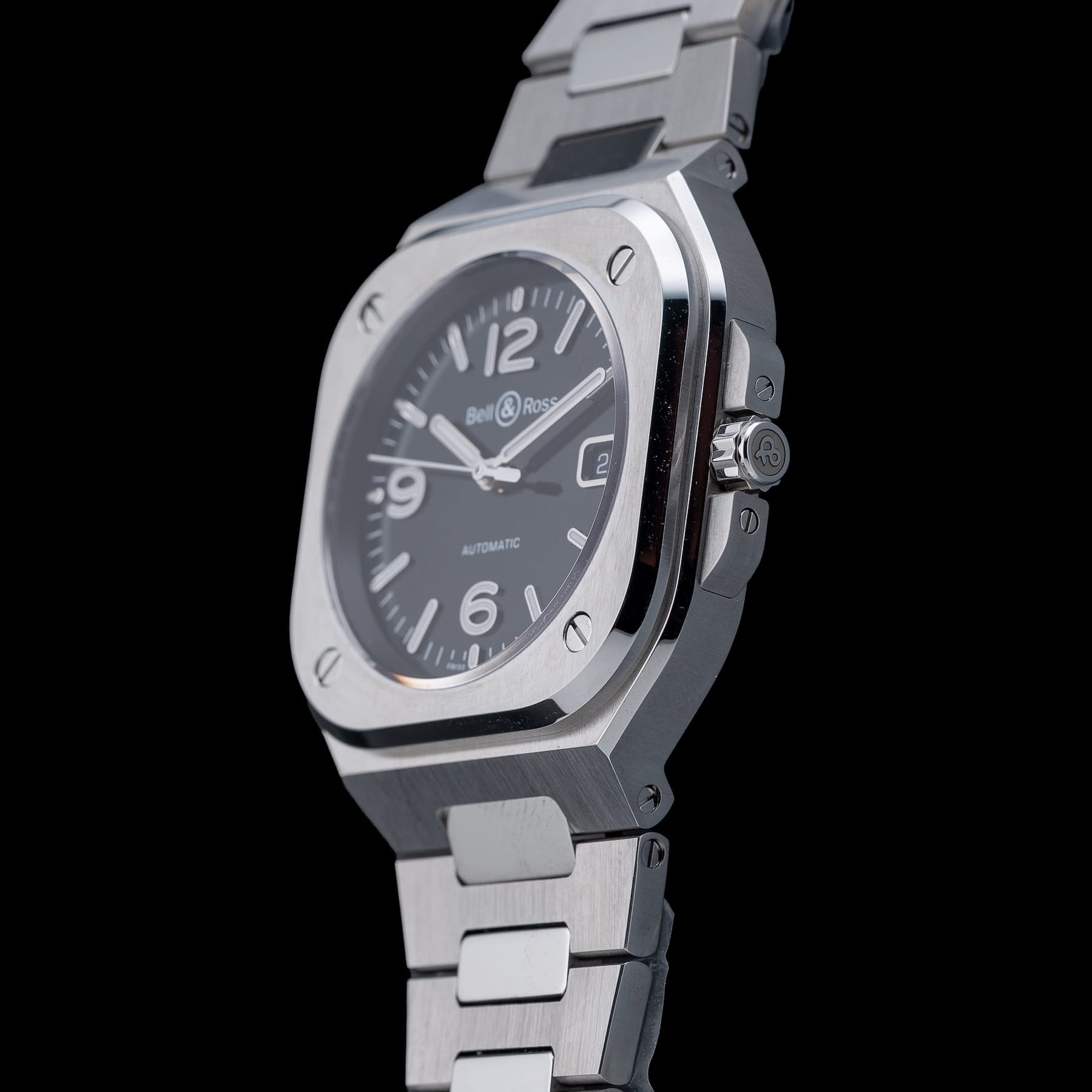 Bell & Ross BR 05 Black on Bracelet BR05A-BL-ST/SST