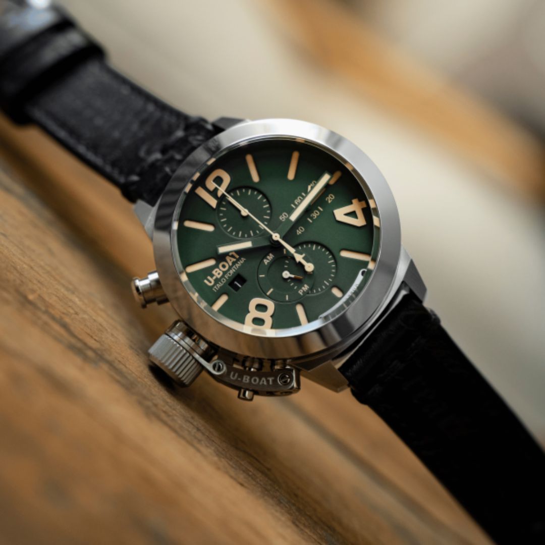 U-Boat 9581 Classico 45 Tungsteno Cas Green
