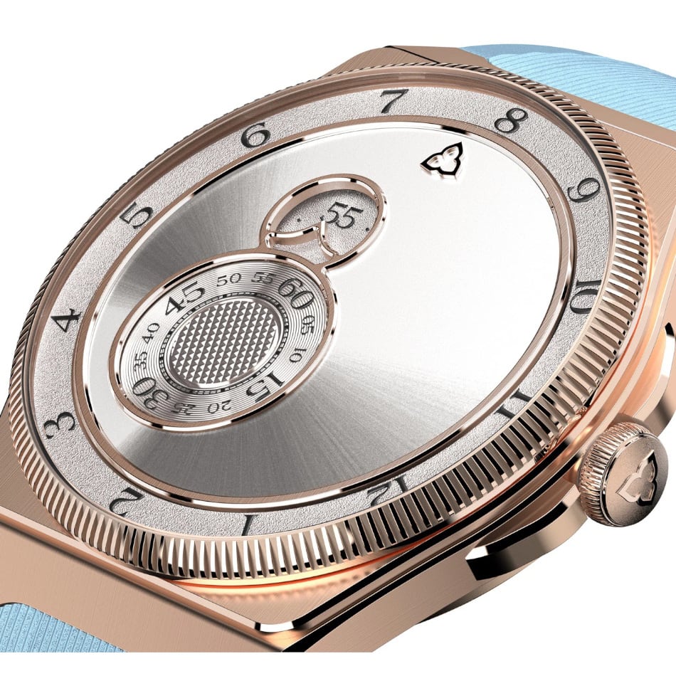 Trilobe Trente-Deux Sunray Silver Rose Gold