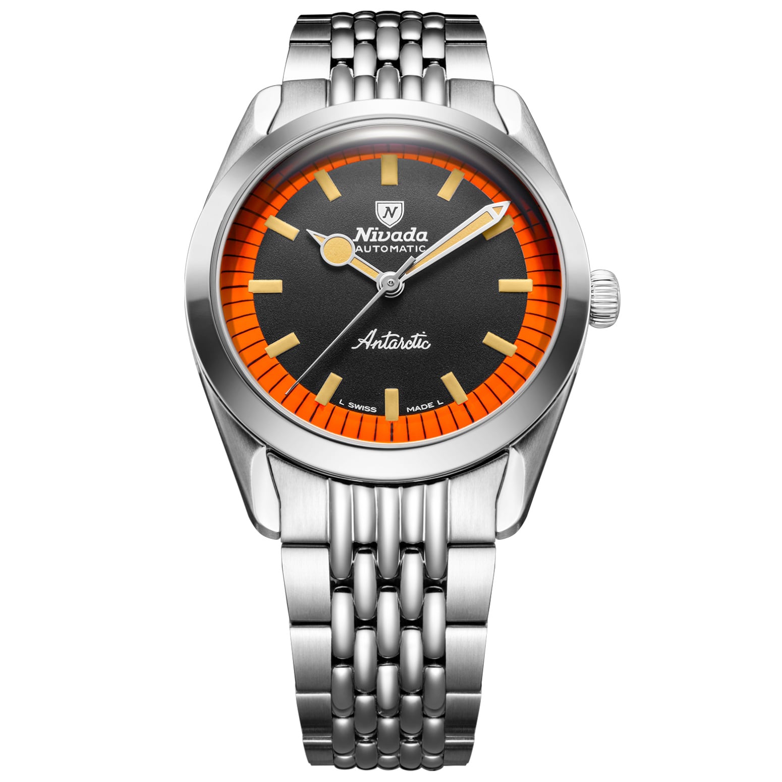 Nivada Grenchen Antarctic Black & Orange 32057A04