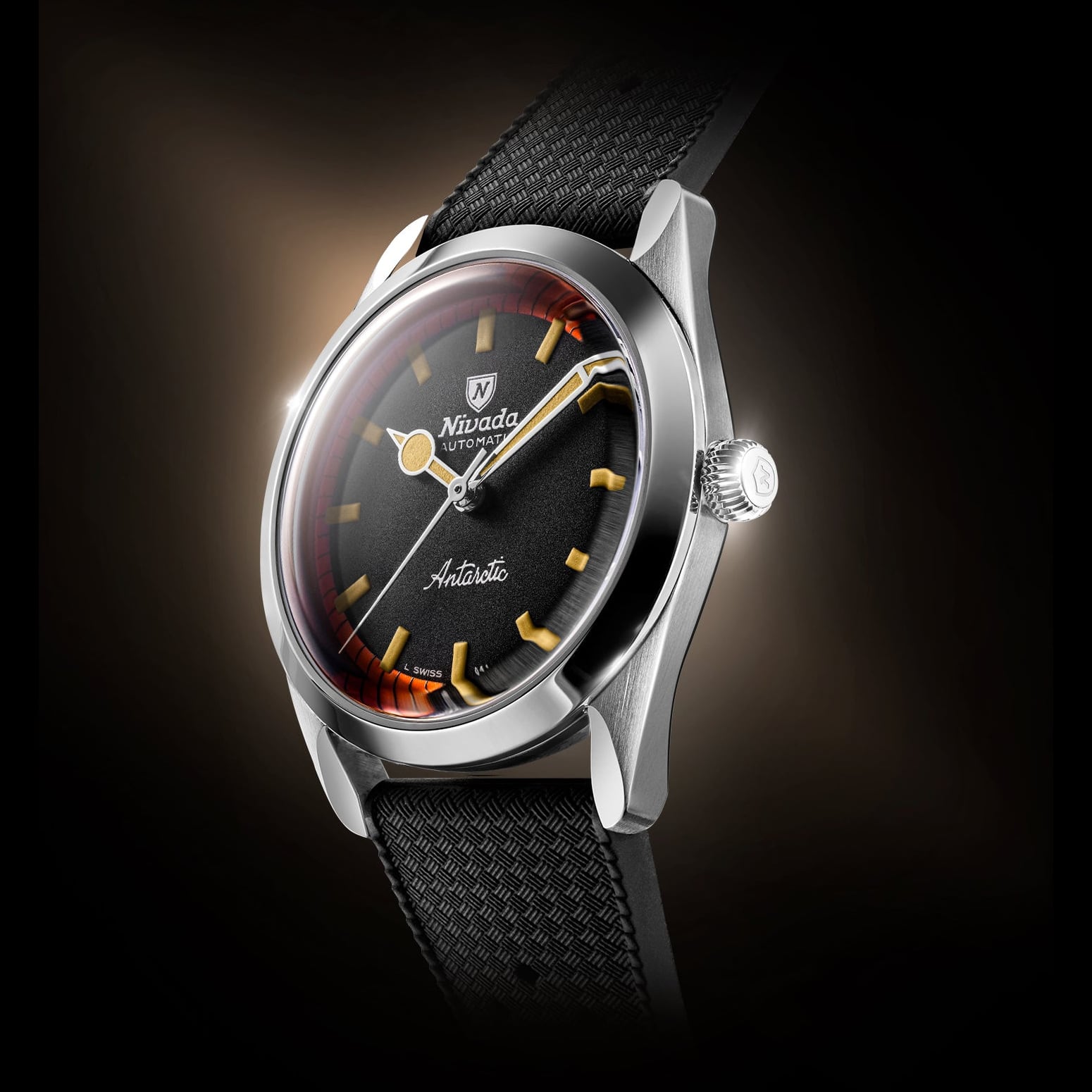 Nivada Grenchen Antarctic Black & Orange 32057A04