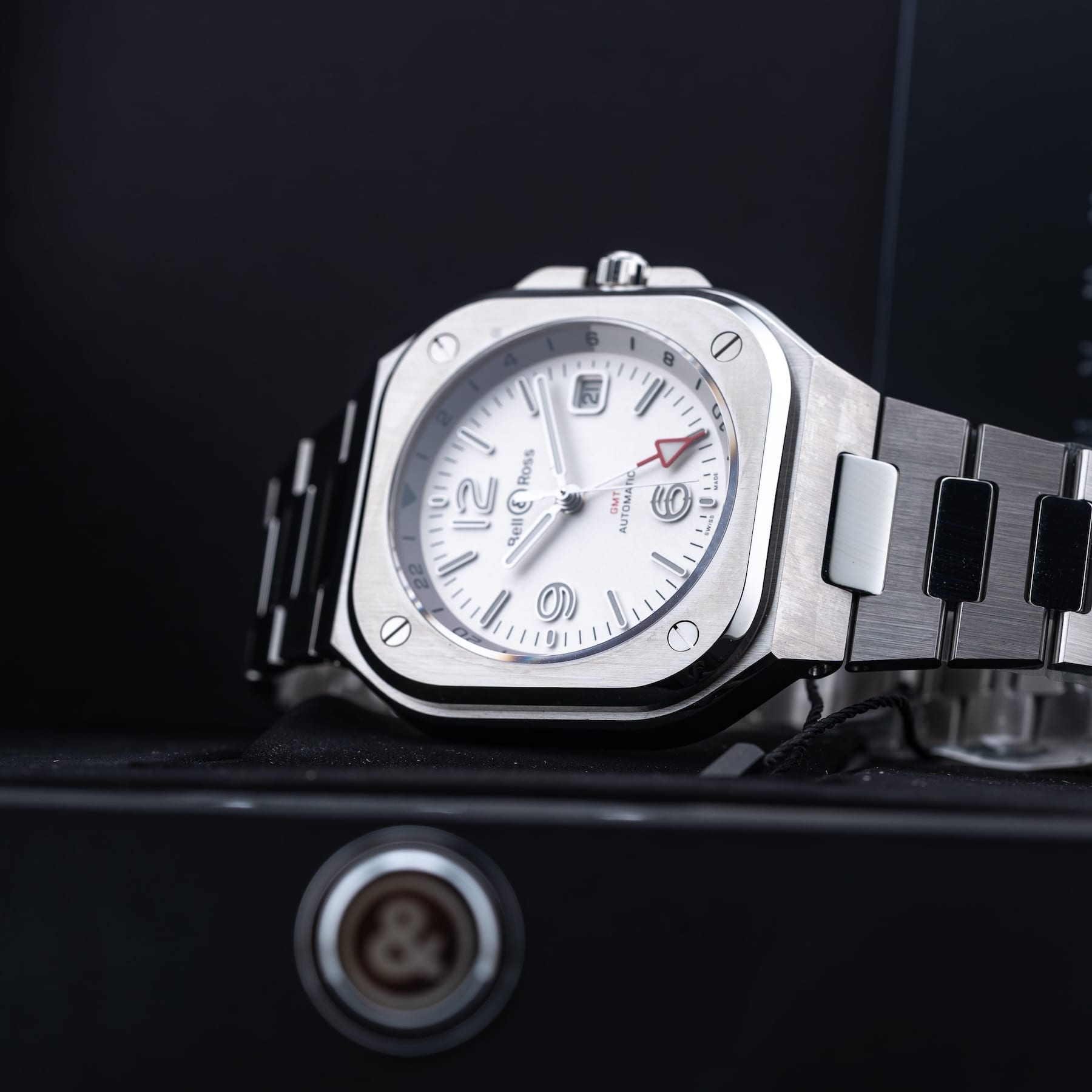 Bell & Ross BR05 GMT Silver Steel BR05G-SI-ST/SST