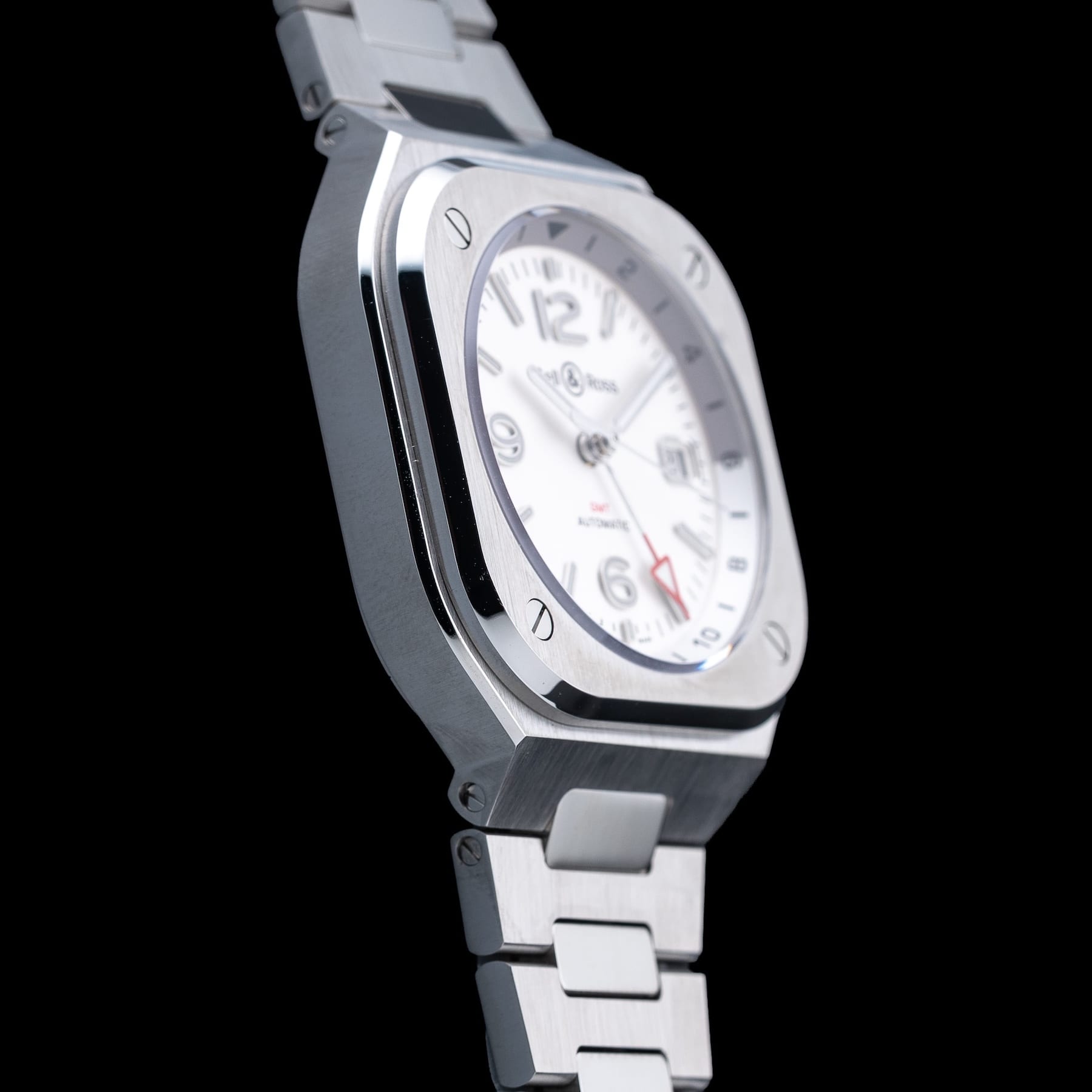 Bell & Ross BR05 GMT Silver Steel BR05G-SI-ST/SST