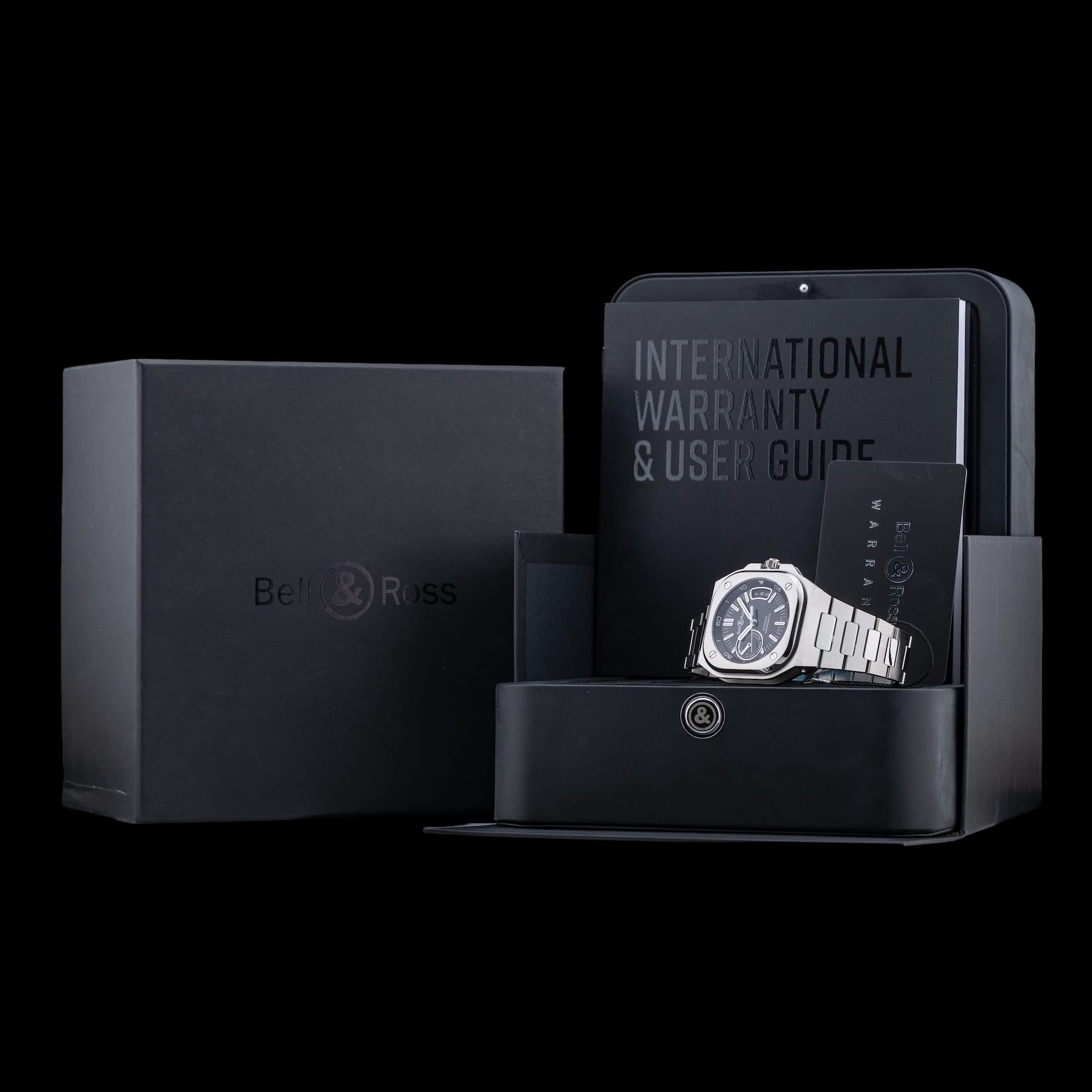 Bell & Ross BR-X5 Black on Bracelet BRX5R-BL-ST/SST