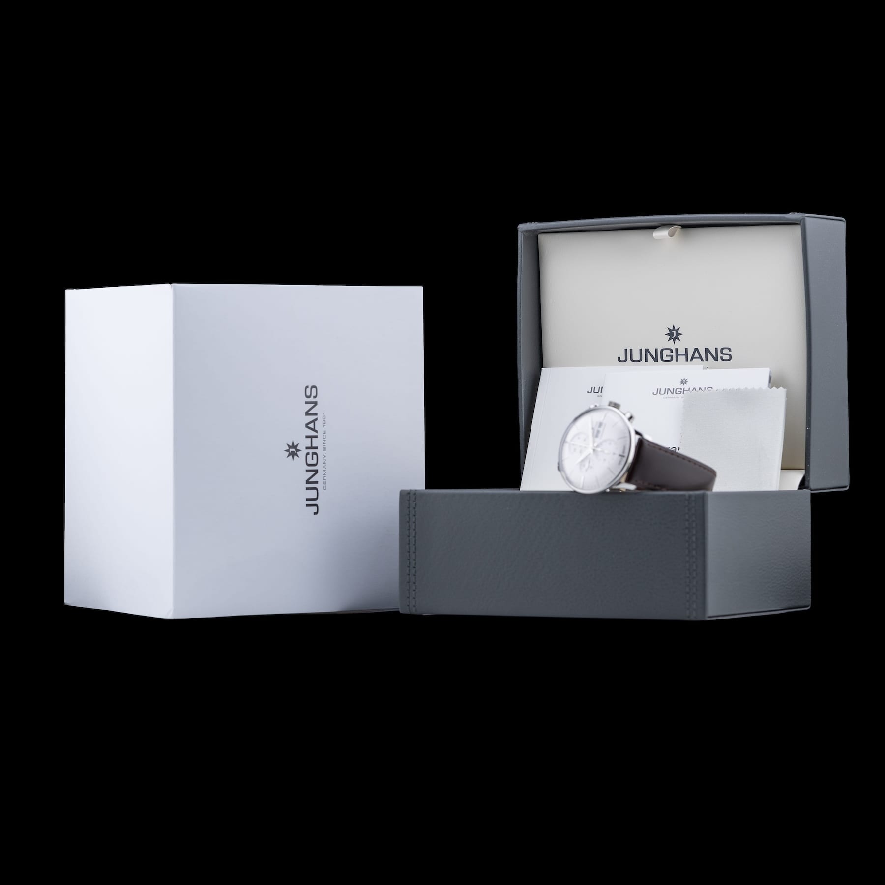 Junghans Meister Chronoscope Matte-Silver Dial 027/4120.03