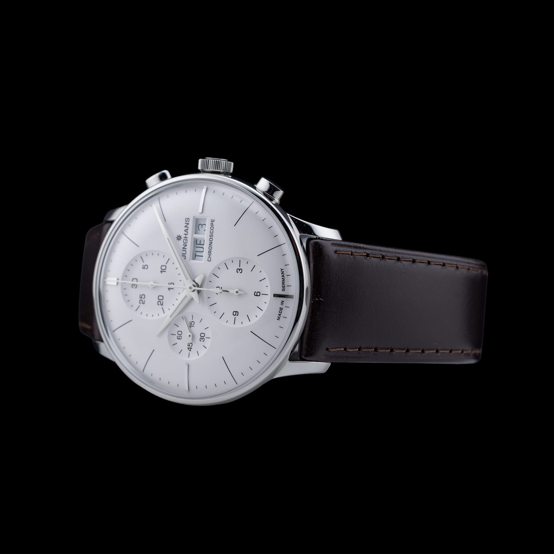 Junghans Meister Chronoscope Matte-Silver Dial 027/4120.03