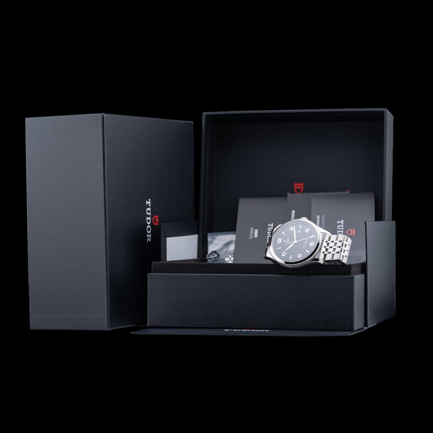 TUDOR 1926 Stainless Steel Black Dial 91650-0004
