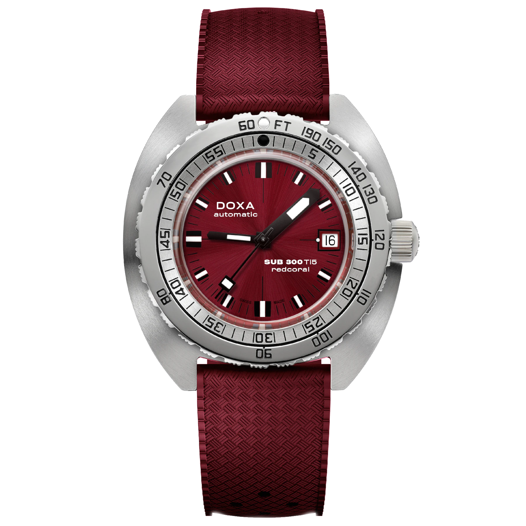 DOXA SUB 300 Ti5 Red Coral 823.50.161.22