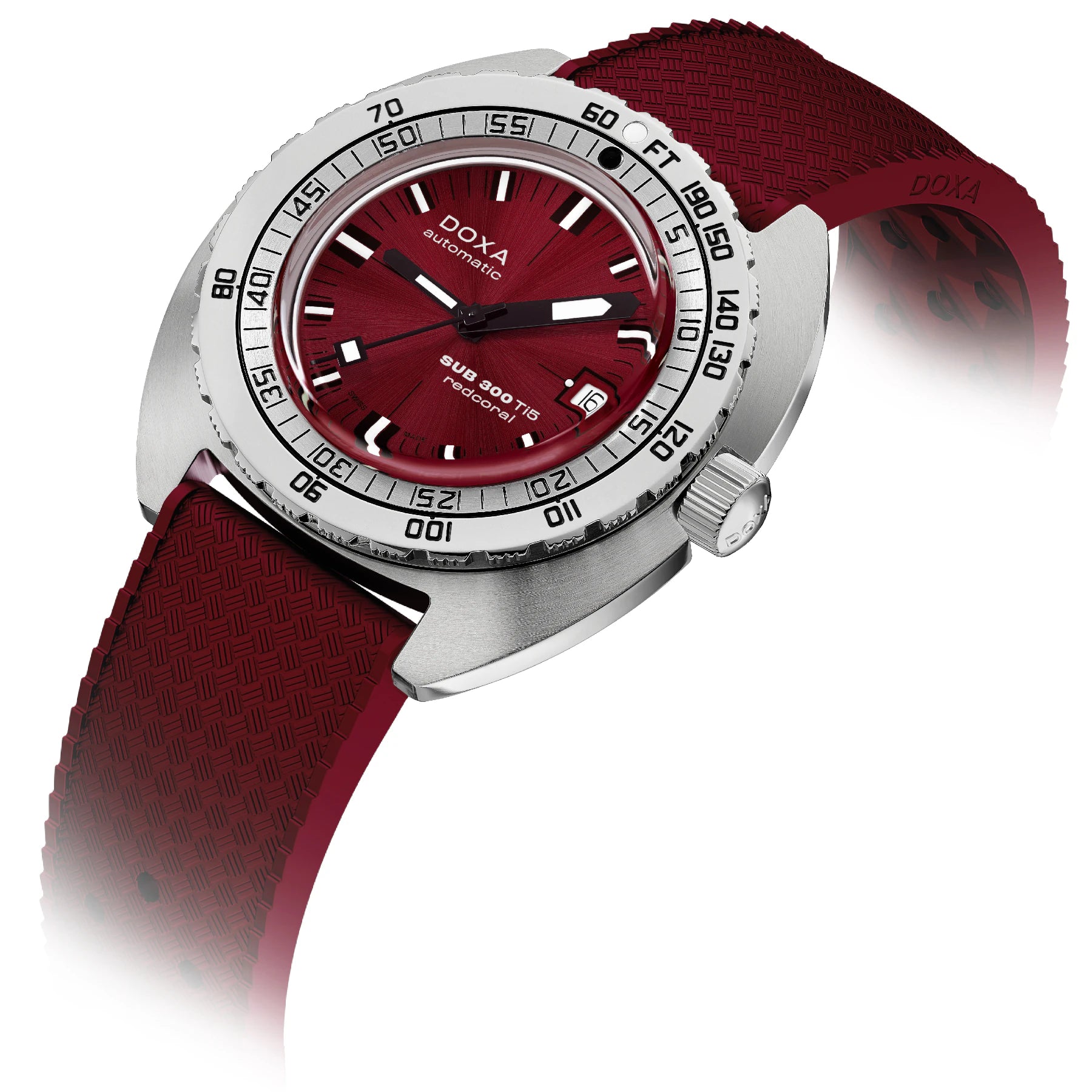 DOXA SUB 300 Ti5 Red Coral 823.50.161.22