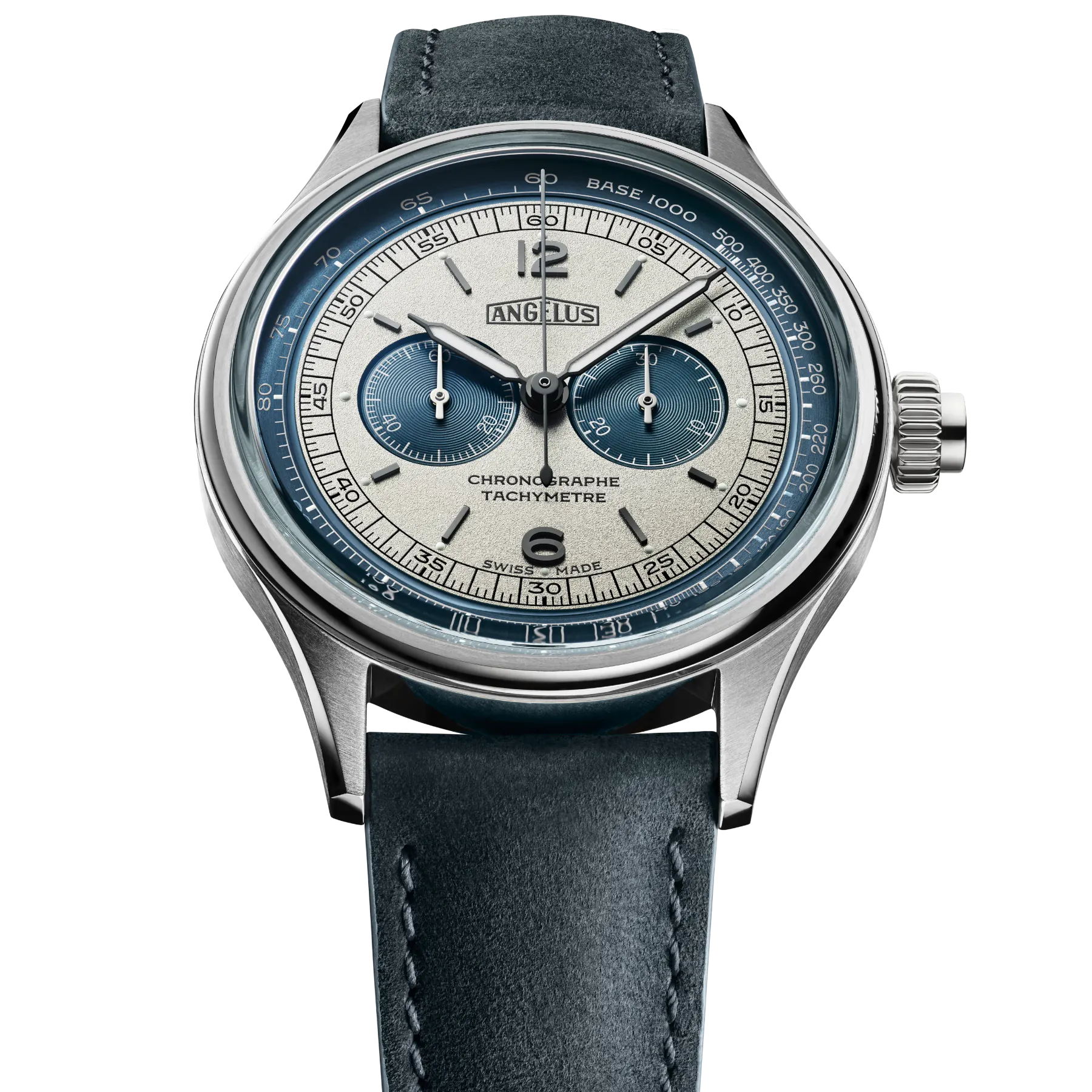 Angelus Chronograph Tachymeter Steel Grey 0CHCS.U01A.V1155S