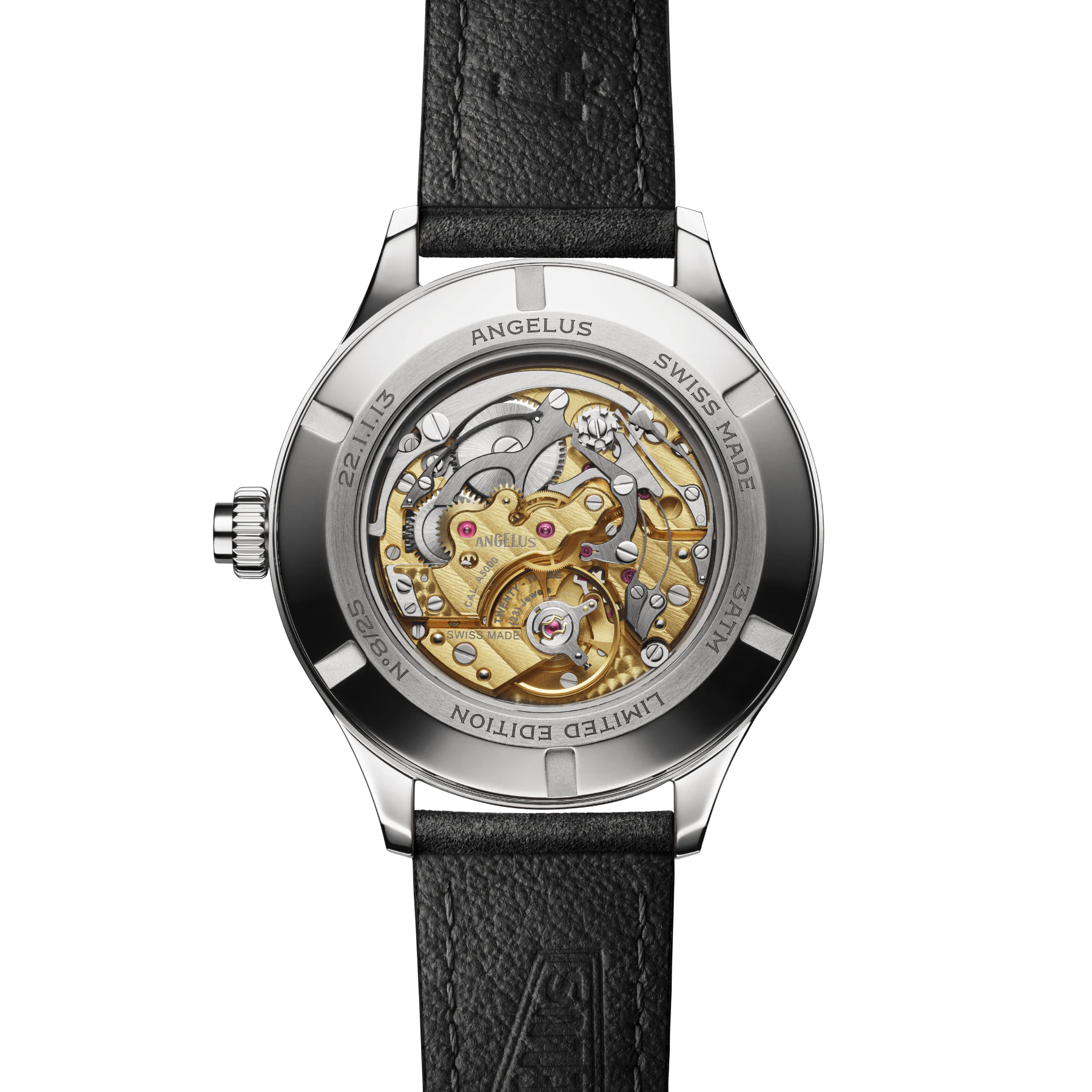 Angelus Instrument De Mesure Multiscale Steel Black Dial 0CHDS.B01A.V1476S