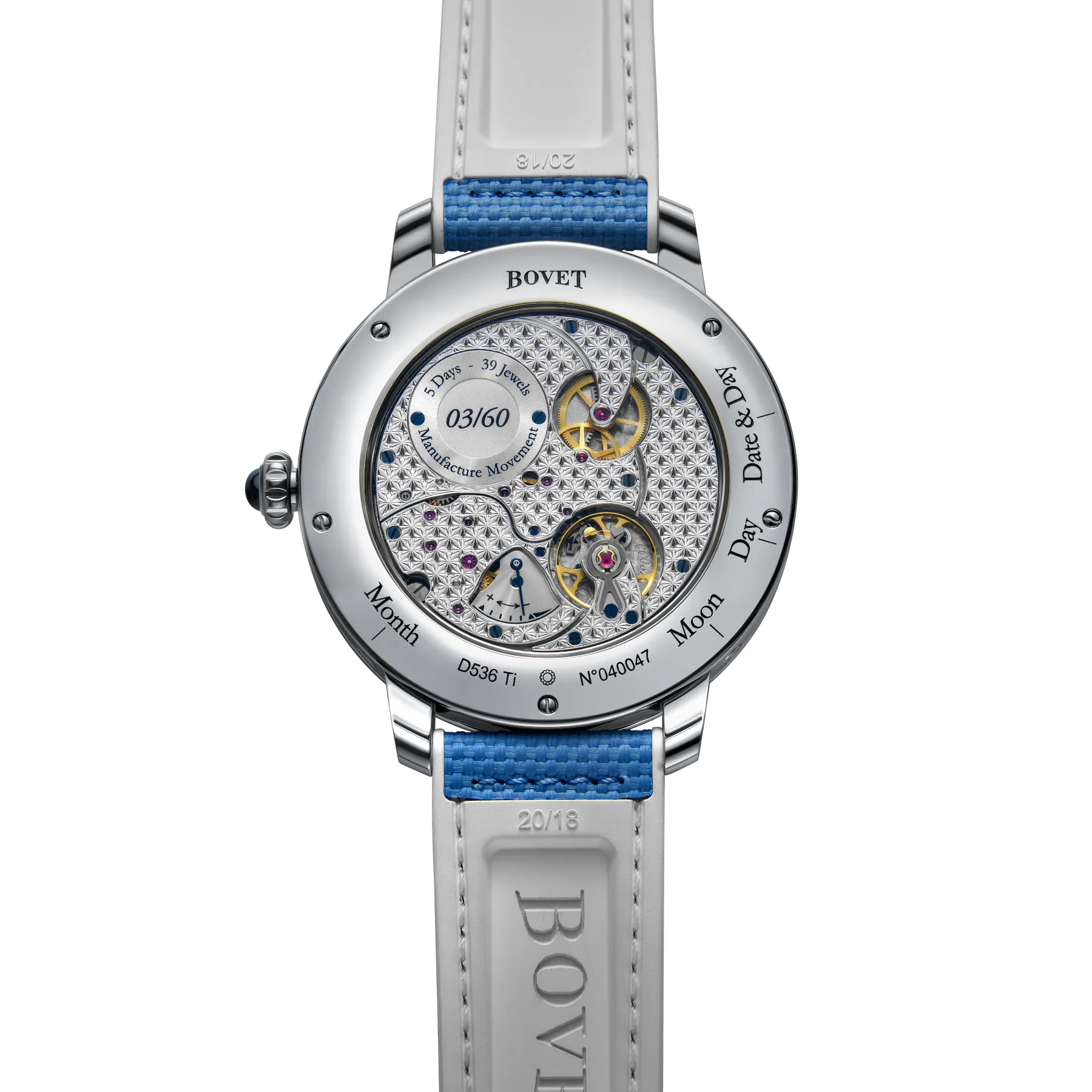 Bovet The Récital 31 Blue Dial Titanium