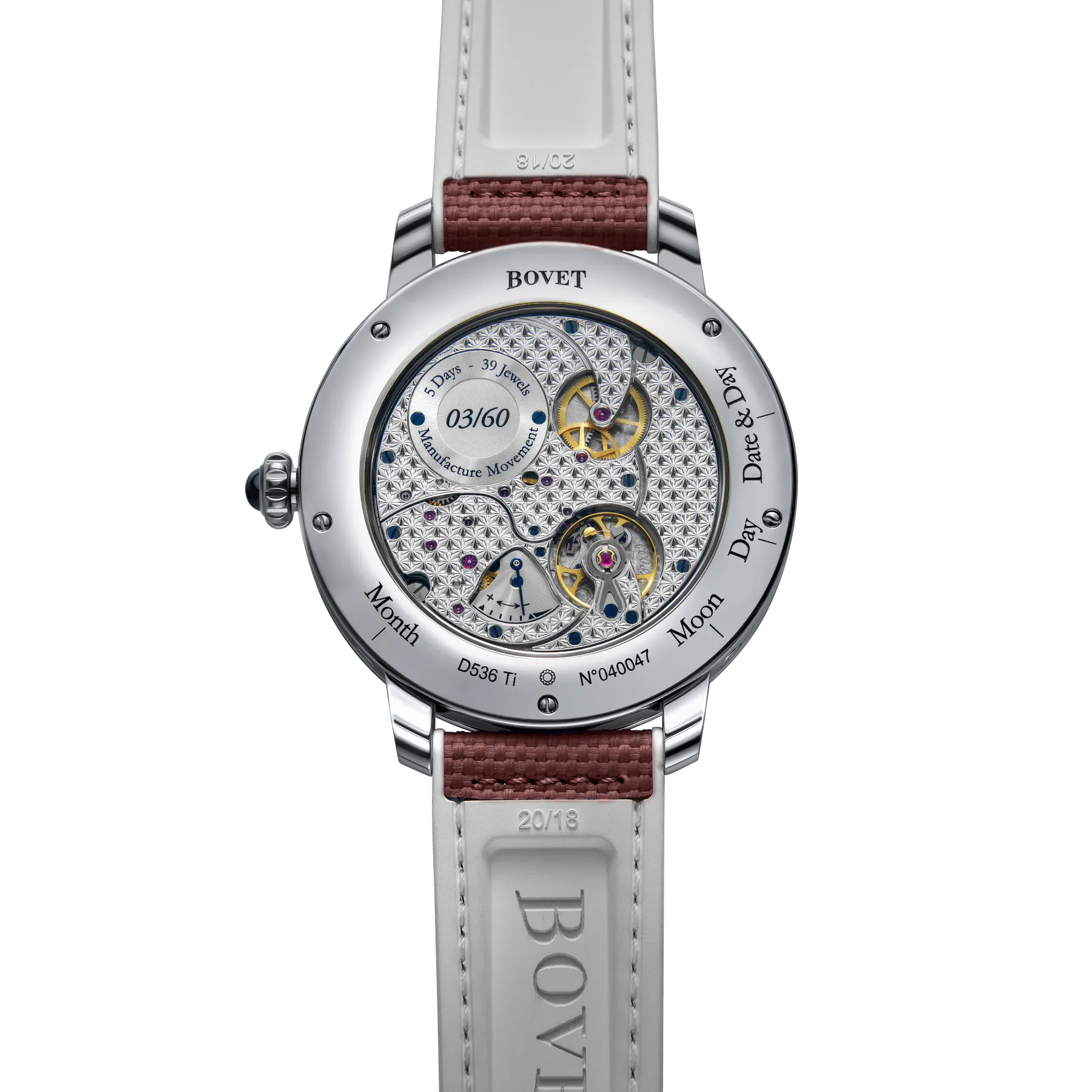 Bovet The Récital 31 Red Dial Titanium