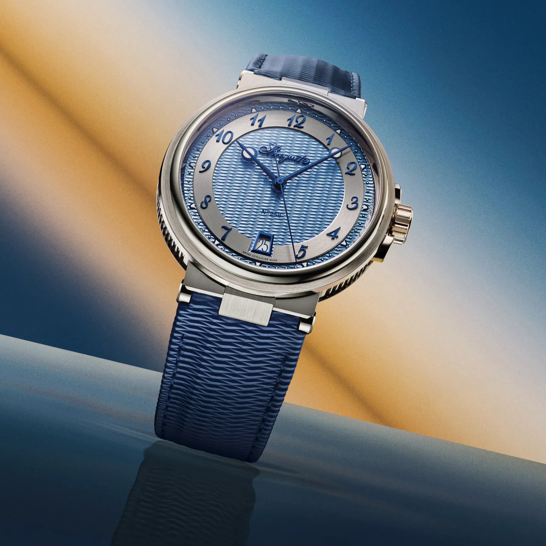 Breguet Marine 5517 White Gold Blue Dial 5517BB/YA/5ZU