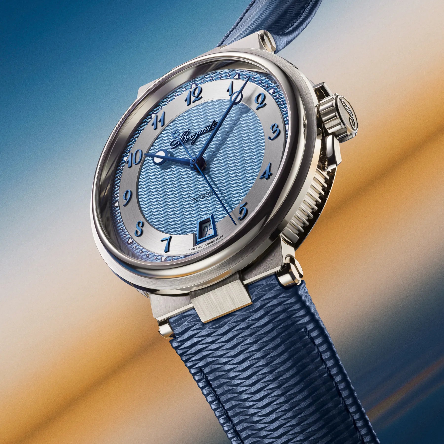 Breguet Marine 5517 White Gold Blue Dial 5517BB/YA/5ZU