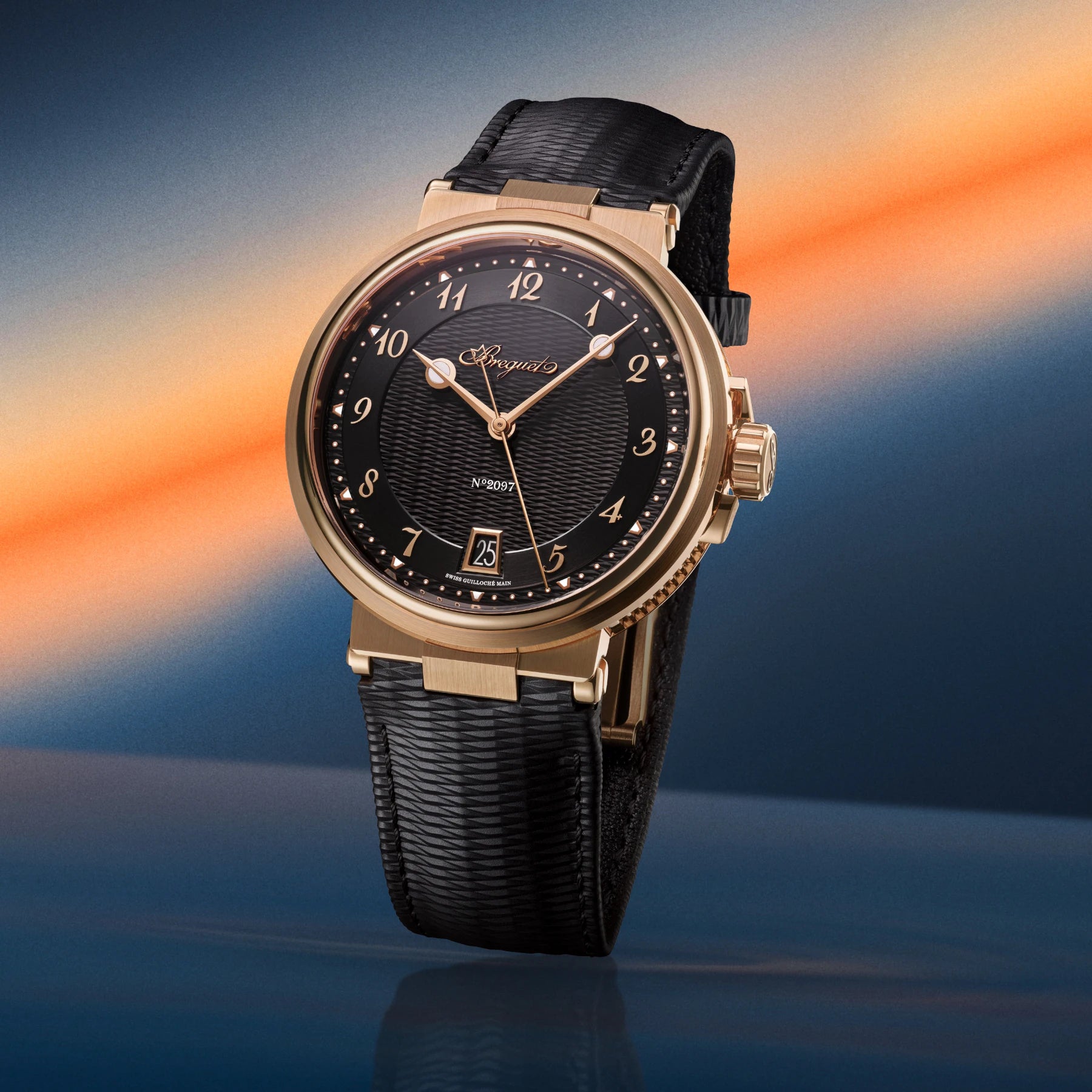 Breguet Marine 5517 Rose Gold Black Dial 5517BR/99/5ZU