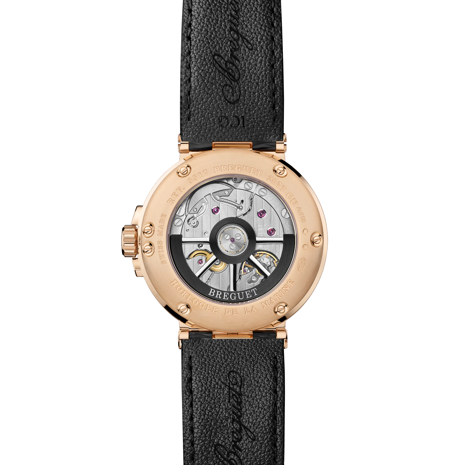 Breguet Marine 5517 Rose Gold Black Dial 5517BR/99/5ZU