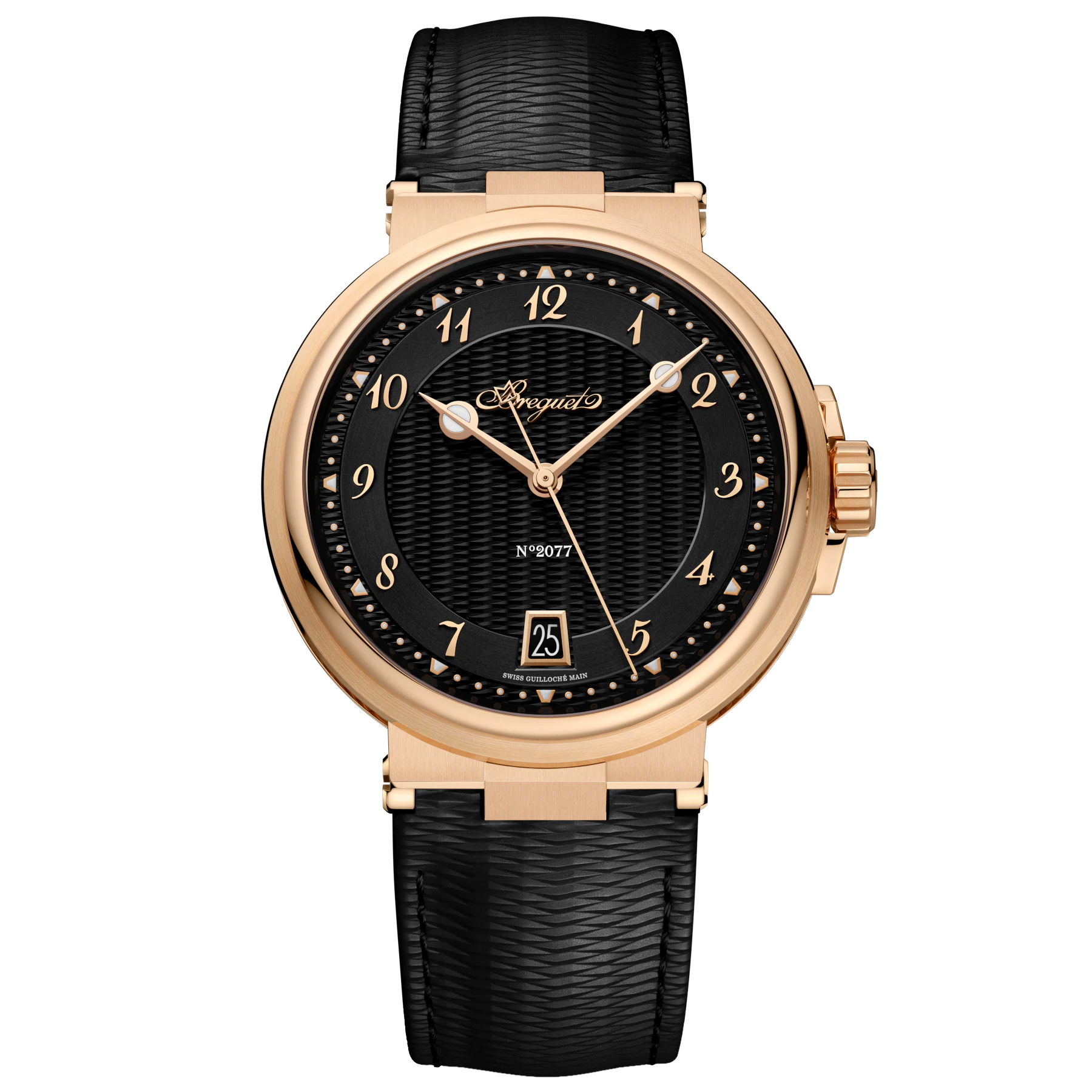 Breguet Marine 5517 Rose Gold Black Dial 5517BR/99/5ZU