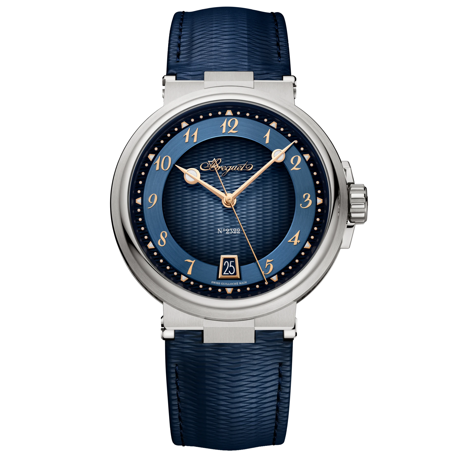 Breguet Marine 5517 Titanium Blue Dial 5517TI/Y9/5ZU