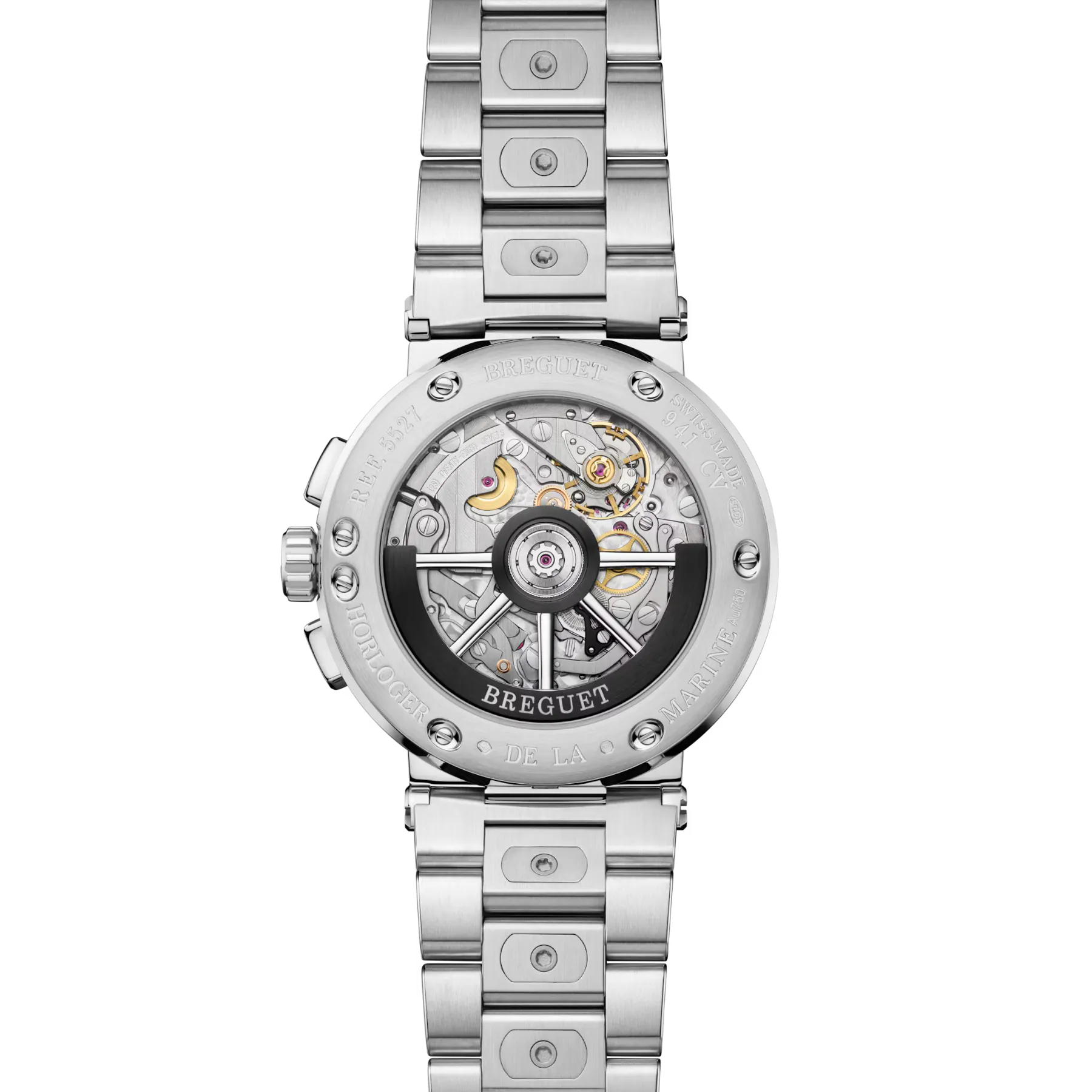 Breguet Marine Chronograph 5527 White Gold Blue Dial 5527BB/YA/BW0