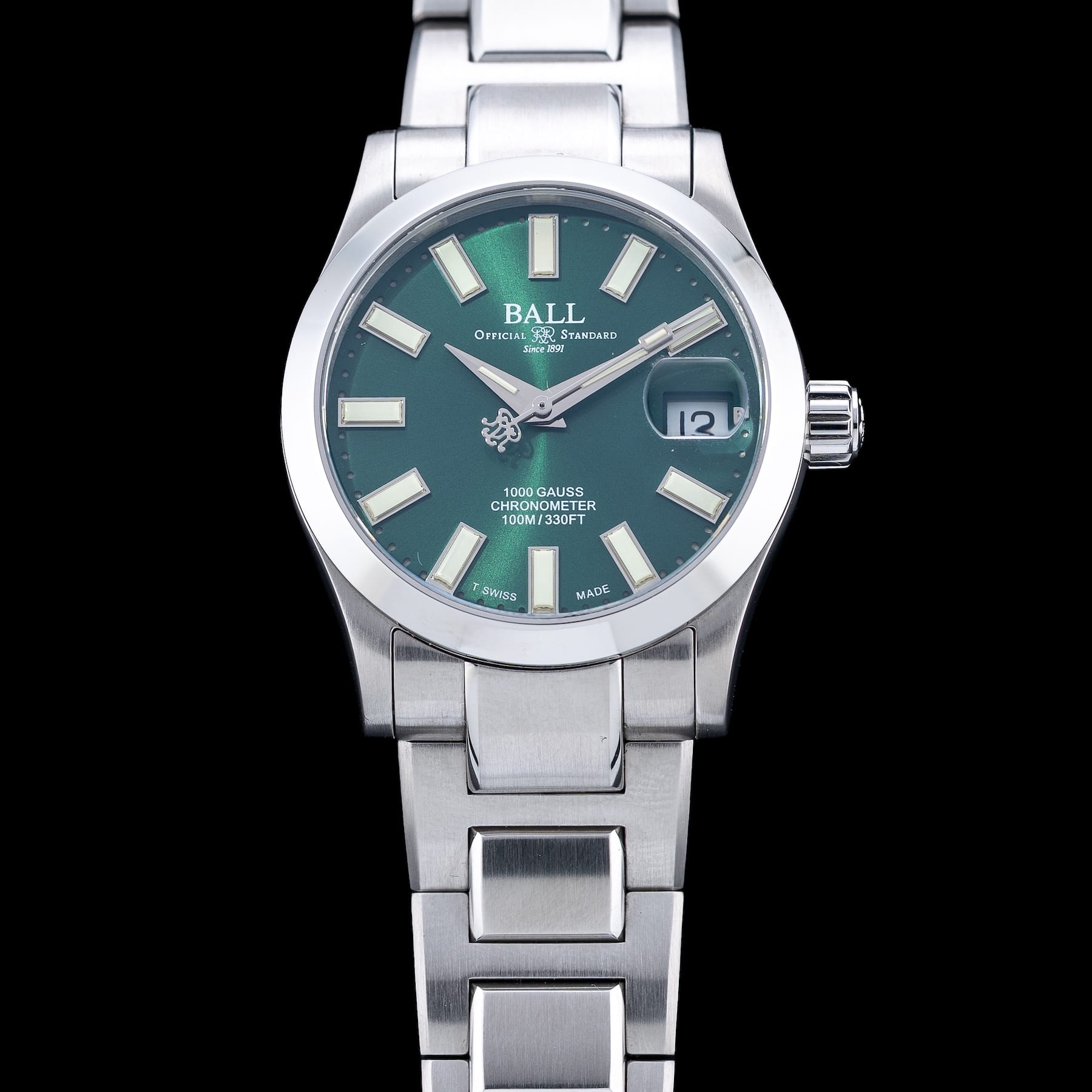 Ball NL9616C-S1C-GR Engineer III Marvelight Chronometer 36mm Green Dial