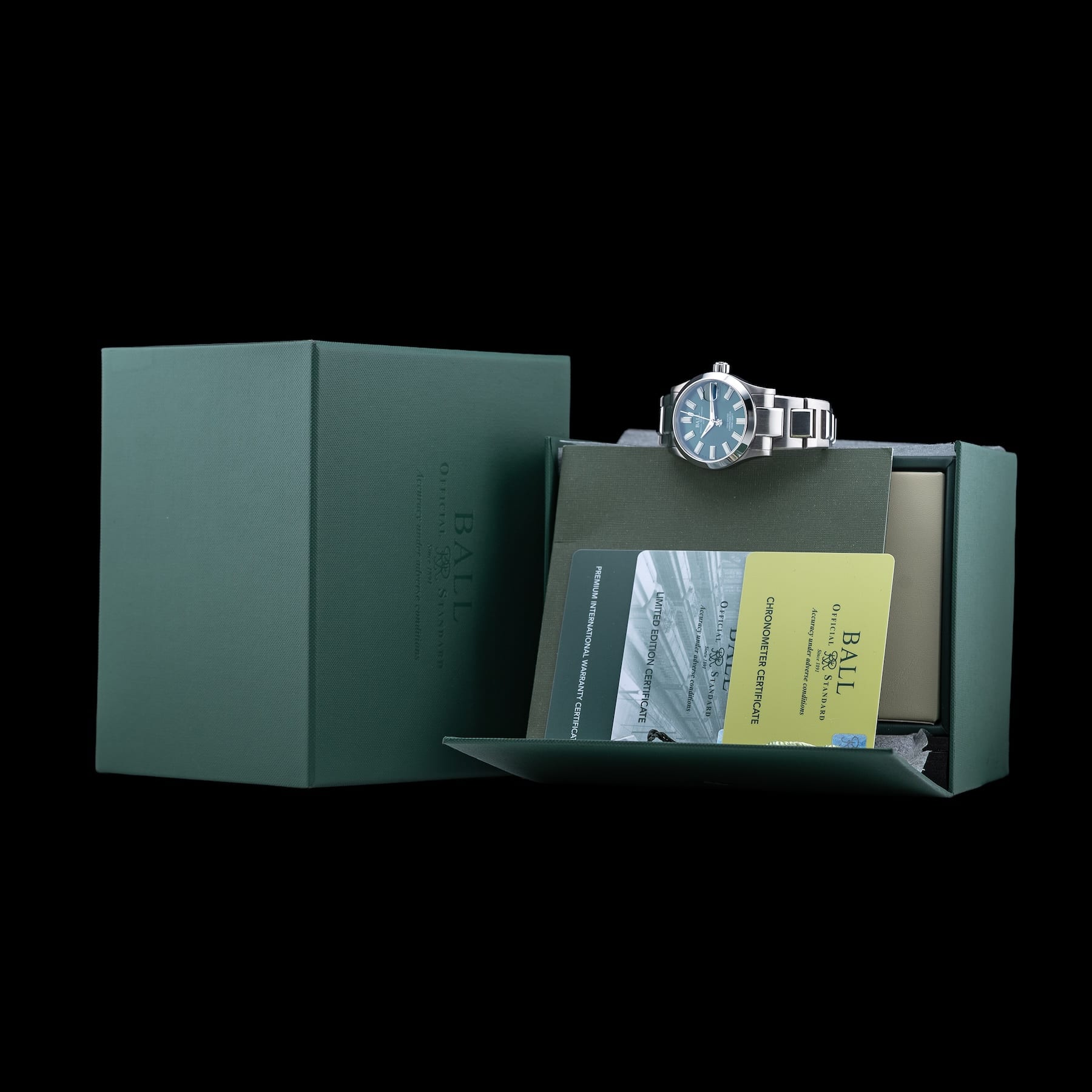 Ball NL9616C-S1C-GR Engineer III Marvelight Chronometer 36mm Green Dial