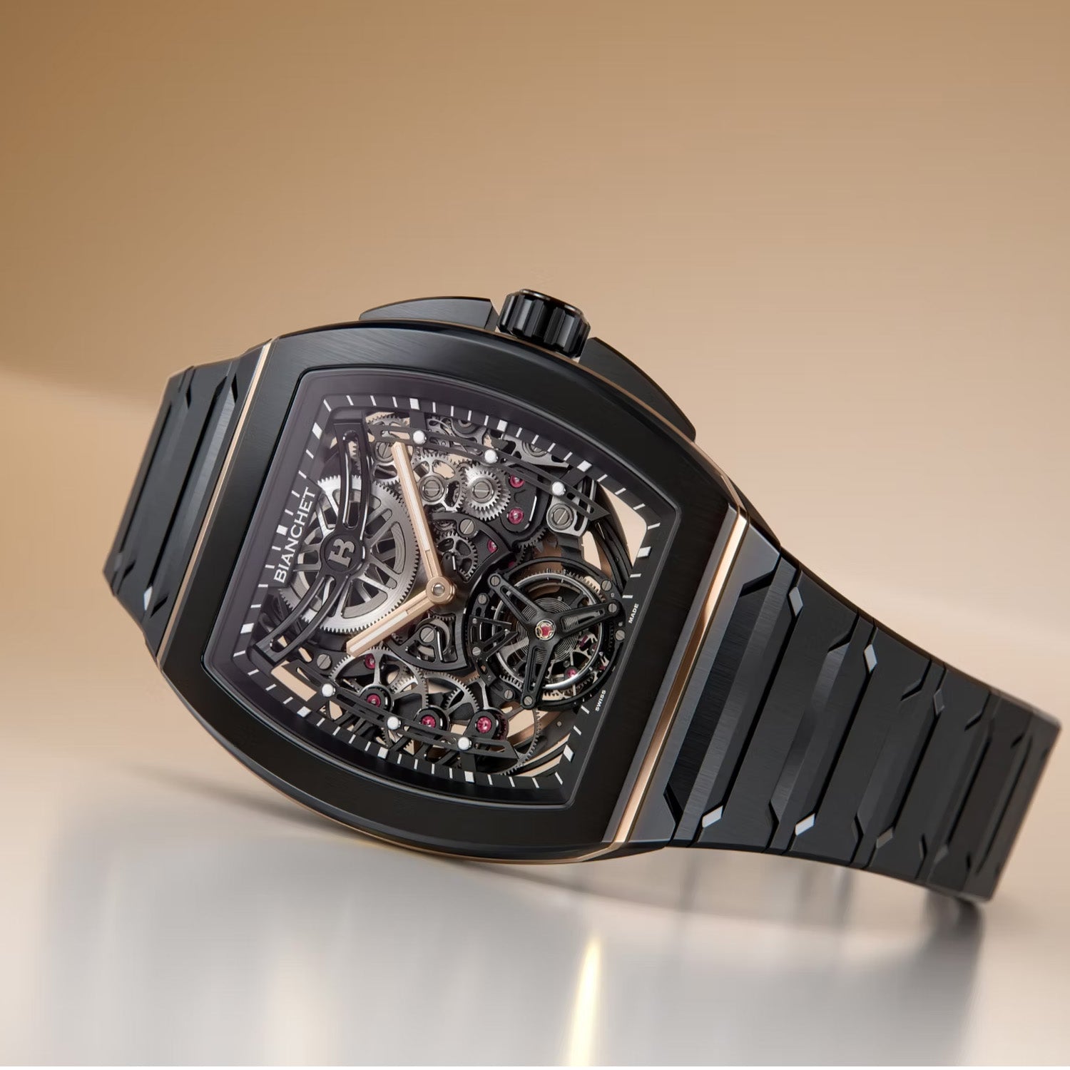 Bianchet Ultrafino Tonneau Black Ceramic TNUFFTSKCMBK