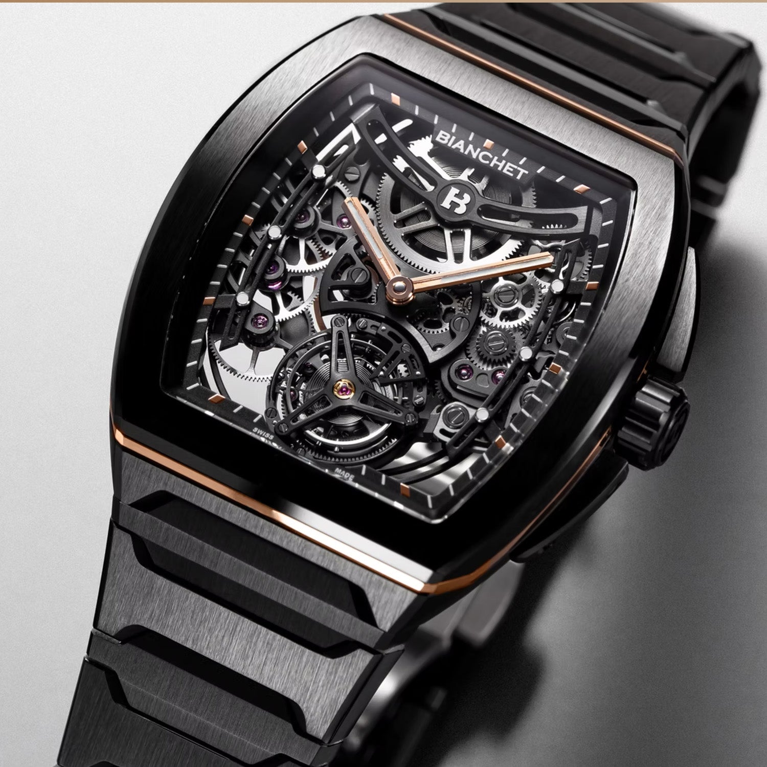 Bianchet Ultrafino Tonneau Black Ceramic TNUFFTSKCMBK